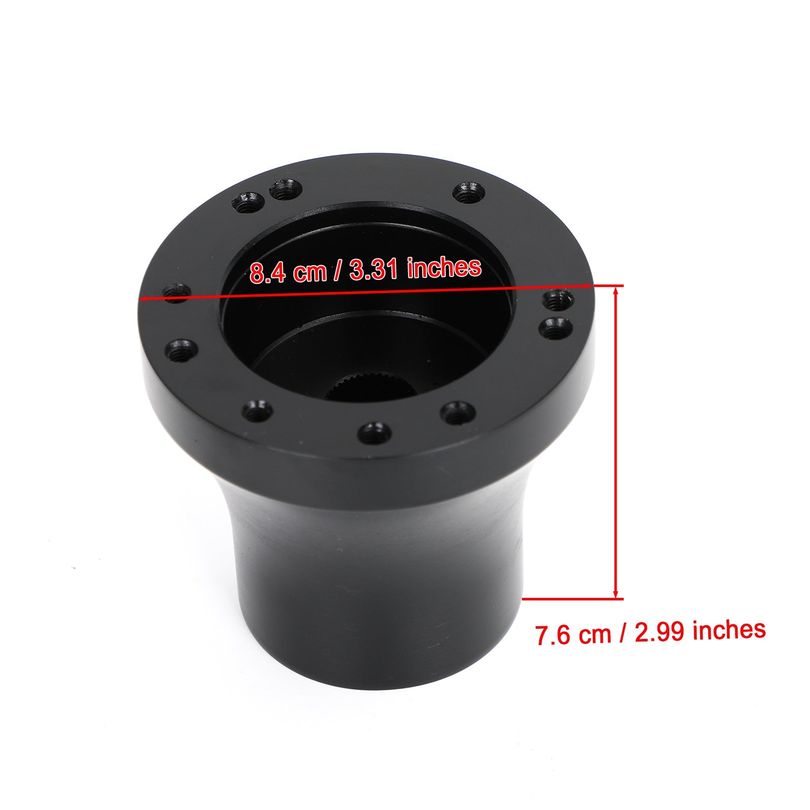 Adaptér na hliníkový volant pre golfový vozík vhodný pre EZGO TXT & RXV Black Generic