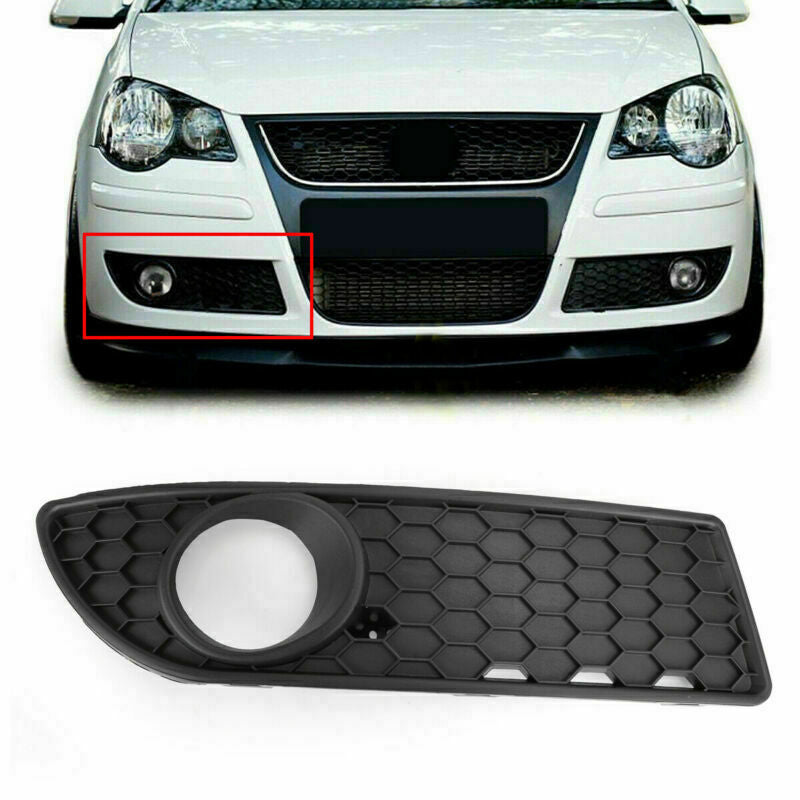 Black Center for Polo GTI Front VW Lower 9N3 Grille Bumper Grill 2005-2009 Fog Generic