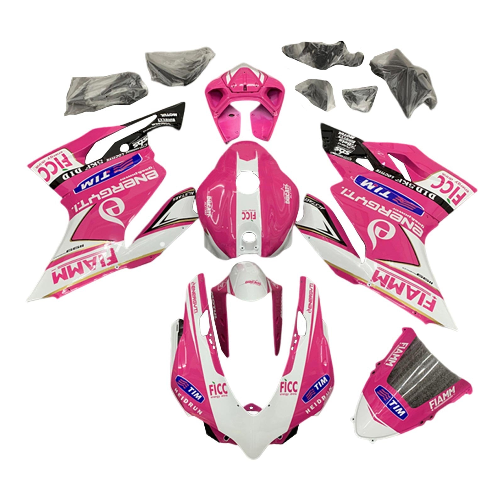2012-2015 Ducati 1199 899 Kit na vstrekovanie kapotáže Bodywork Plastic ABS#116