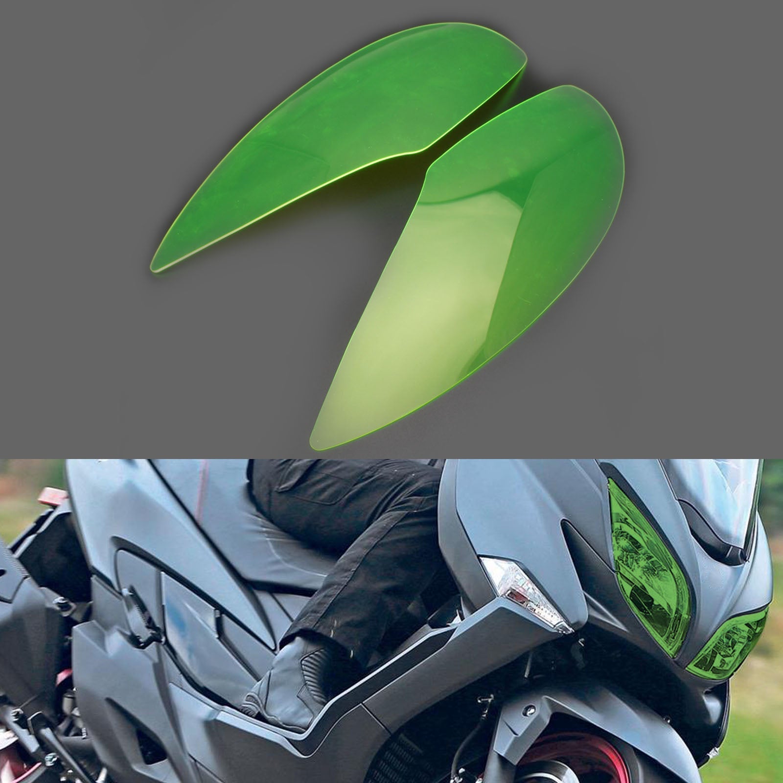 Cubierta de protección de lente de faro delantero para Suzuki Burgman 650 2015-2020 genérico