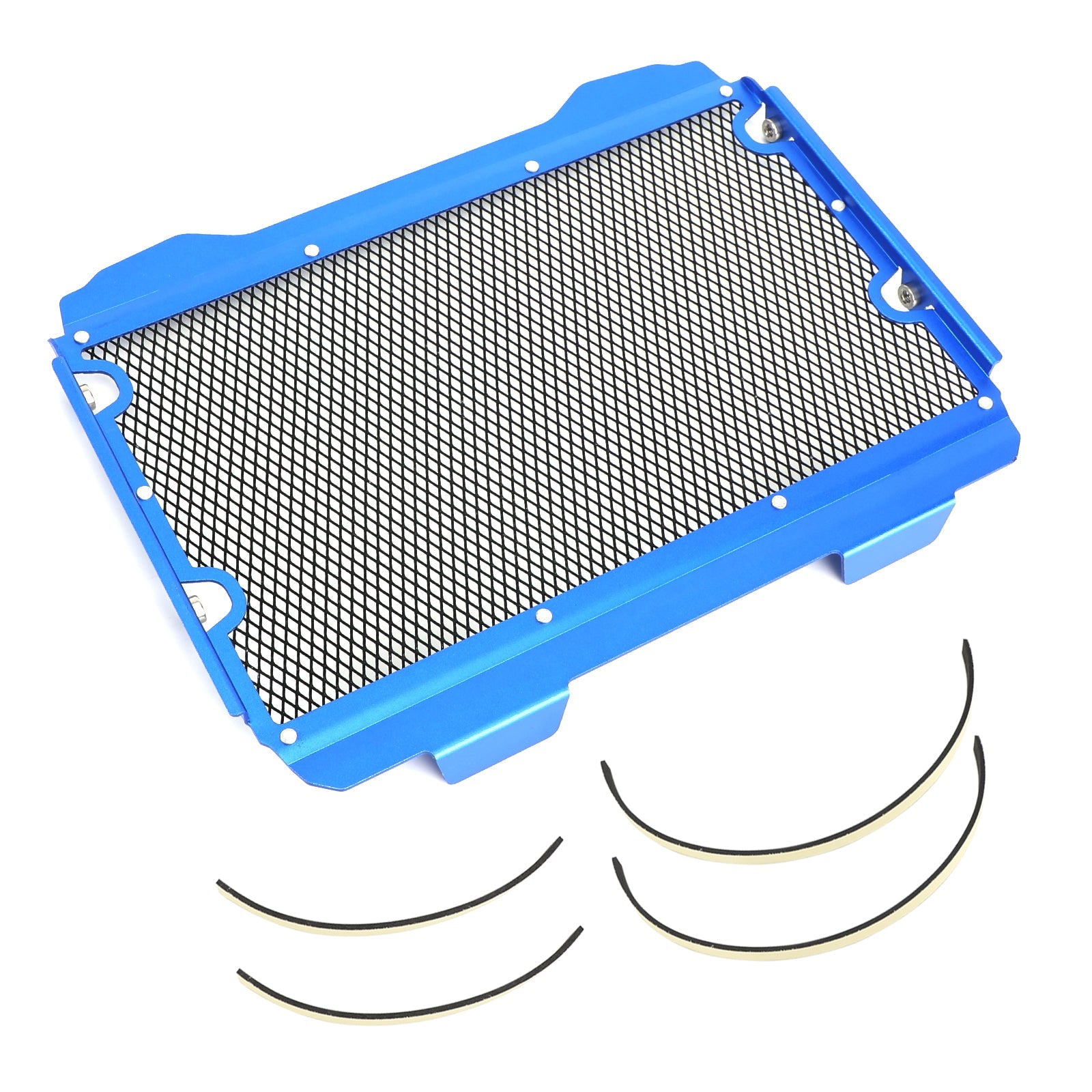 Protector de radiador de motocicleta, cubierta de radiador para Yamaha Mt-07 21-22, color plateado genérico