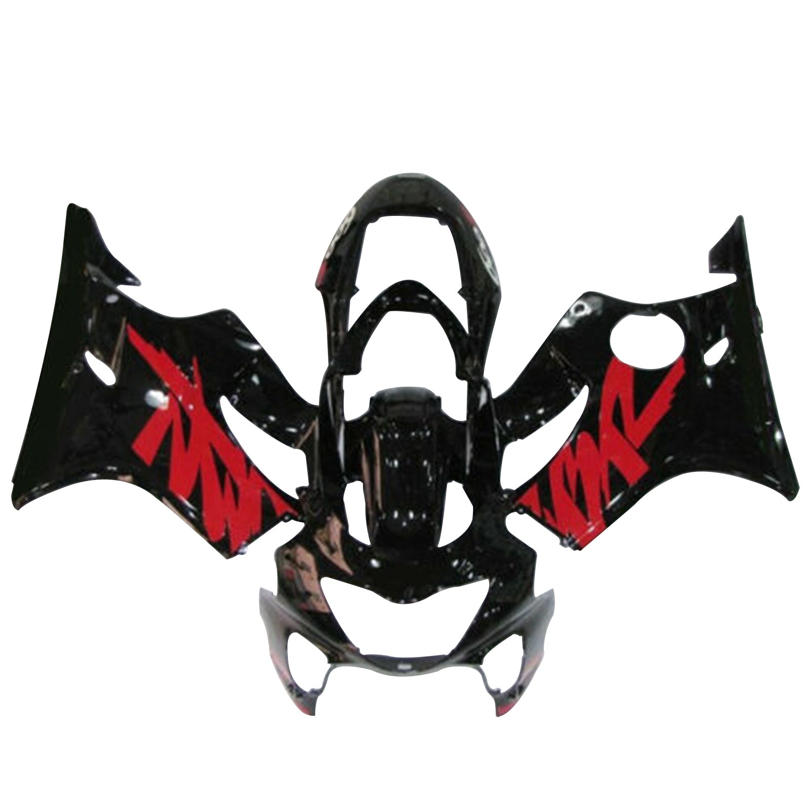 1999-2000 Honda CBR600F4 Rouge Black Injection Fairring Bodywork # 1