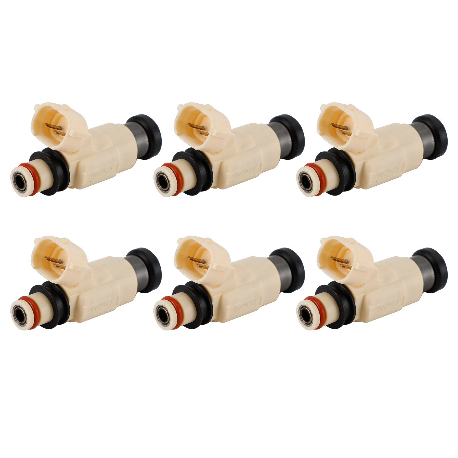 Yamaha Outboard F200 F225 CDH-240 Injetores de combustível 69J-13761-00-00 6pcs