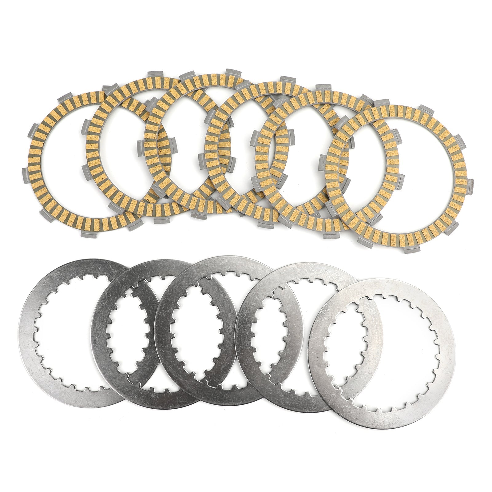 Kopplingssats stål & Friktionsplattor passar för Honda TRX300 CBF250 NX/XL250 XLR250 Generic