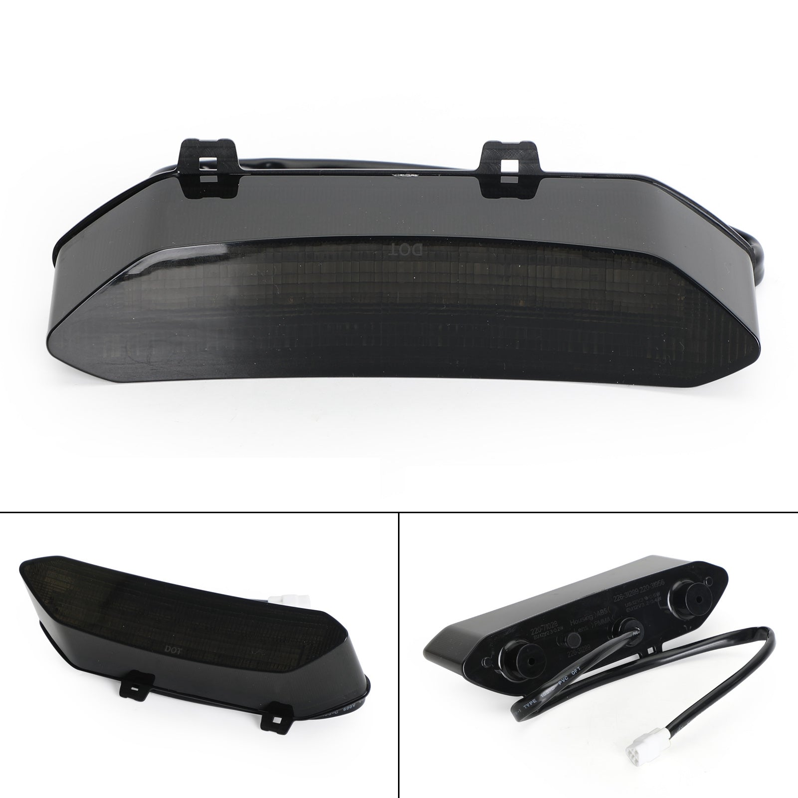 2009-2018 Yamaha Raptor 700/700R YFZ450R Feu arrière de frein LED noir générique