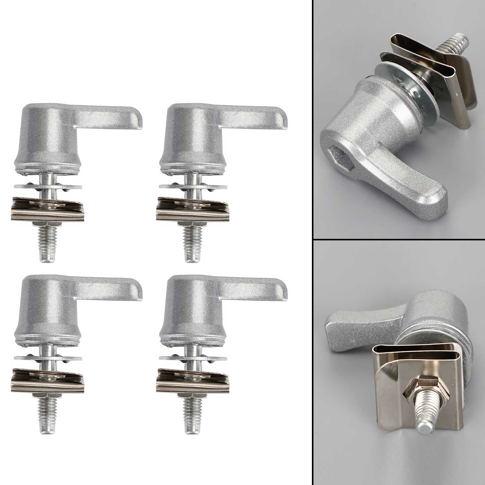 4x Saddlebag Lever Lock Bolts écrous