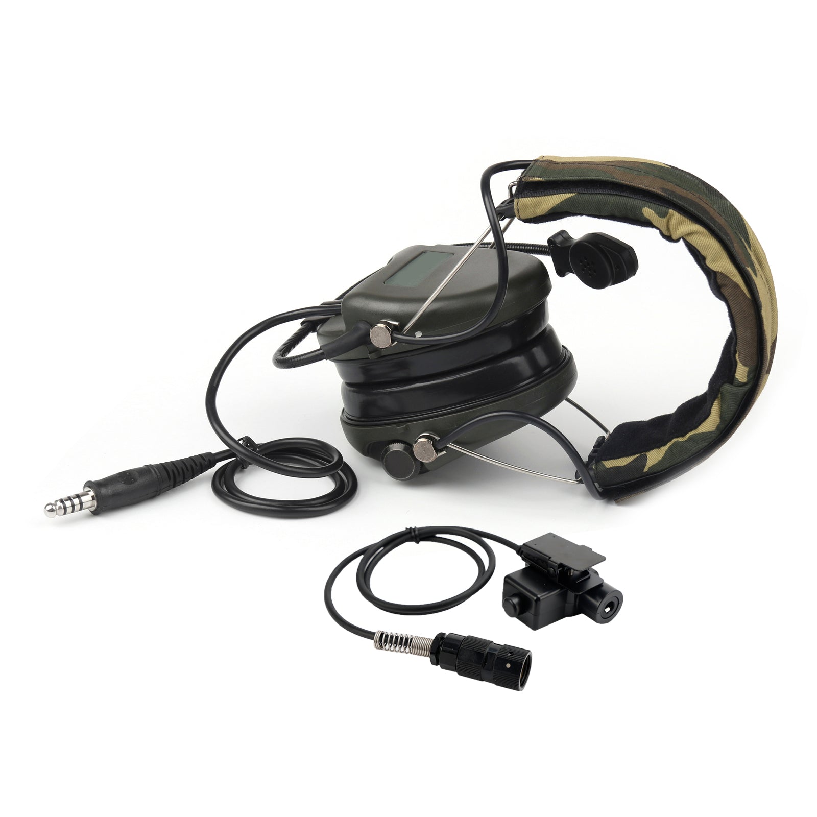 H60 Sound Pickup Noise Reduction CS-headset för AN/PRC-152 AN/PRC-148 U329 Radio