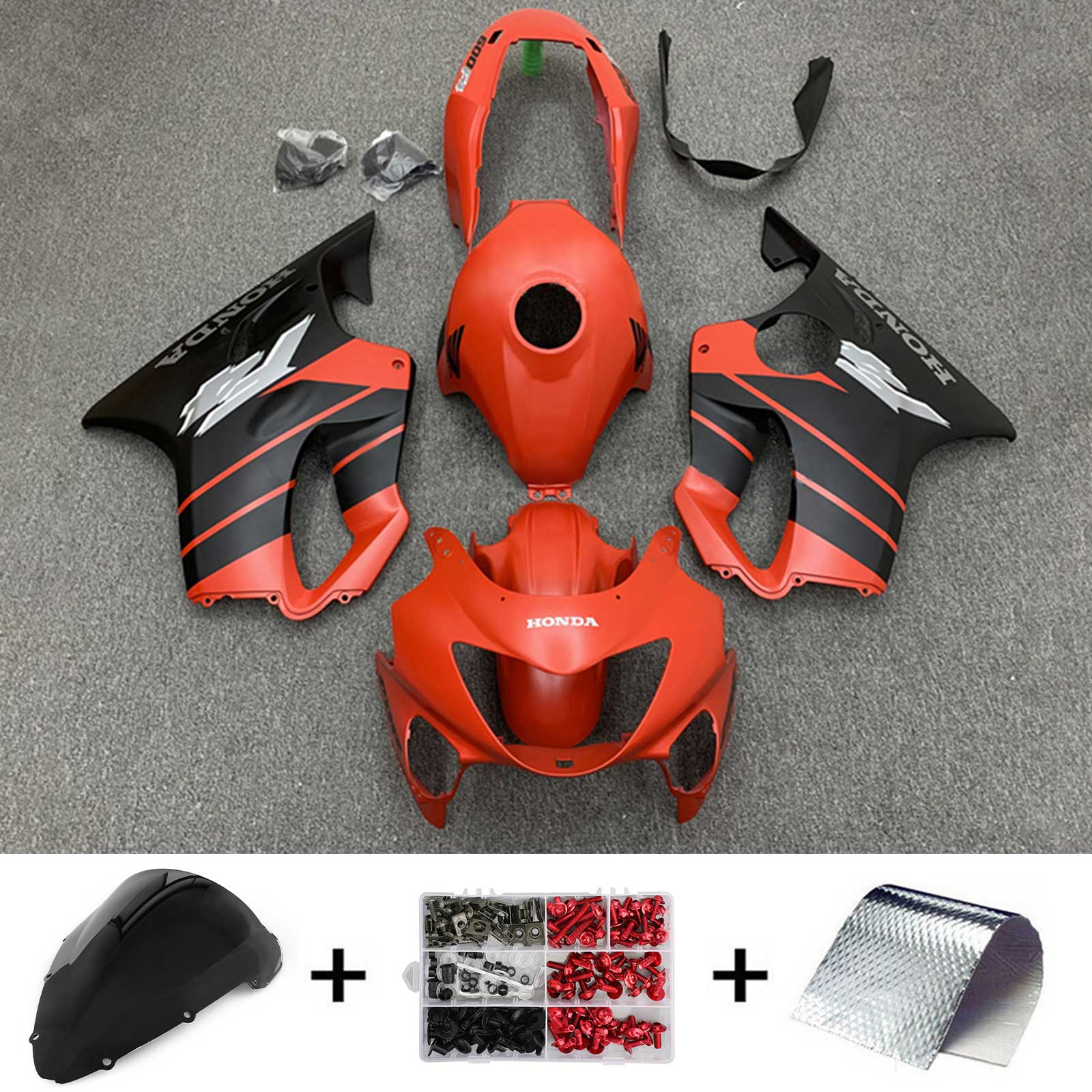 2004-2007 Honda CBR600 F4I vstrekovanie Kit karoséria Plast ABS#138