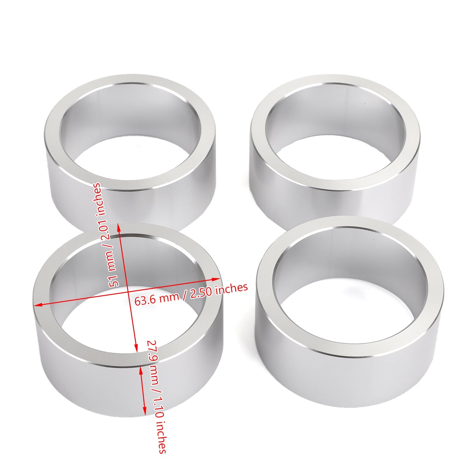 Rise Suspension Lift Spacer Kit for Can Am Bombardier Outlander 650 800 ATV Generisk