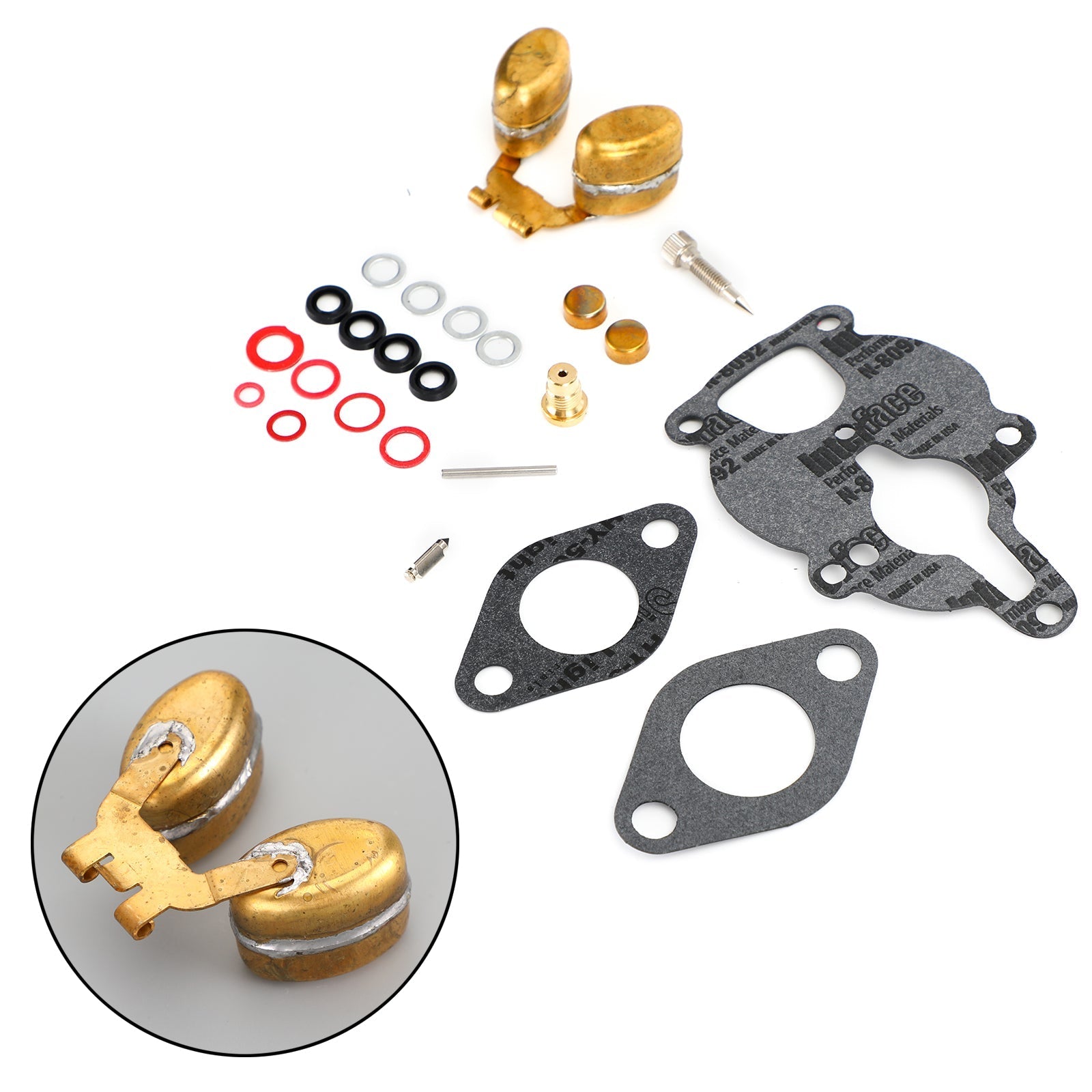 O carburador Kit Float se encaixa em Clark Bobcat 632 722 732 Ford Engine 1498 13805 G36