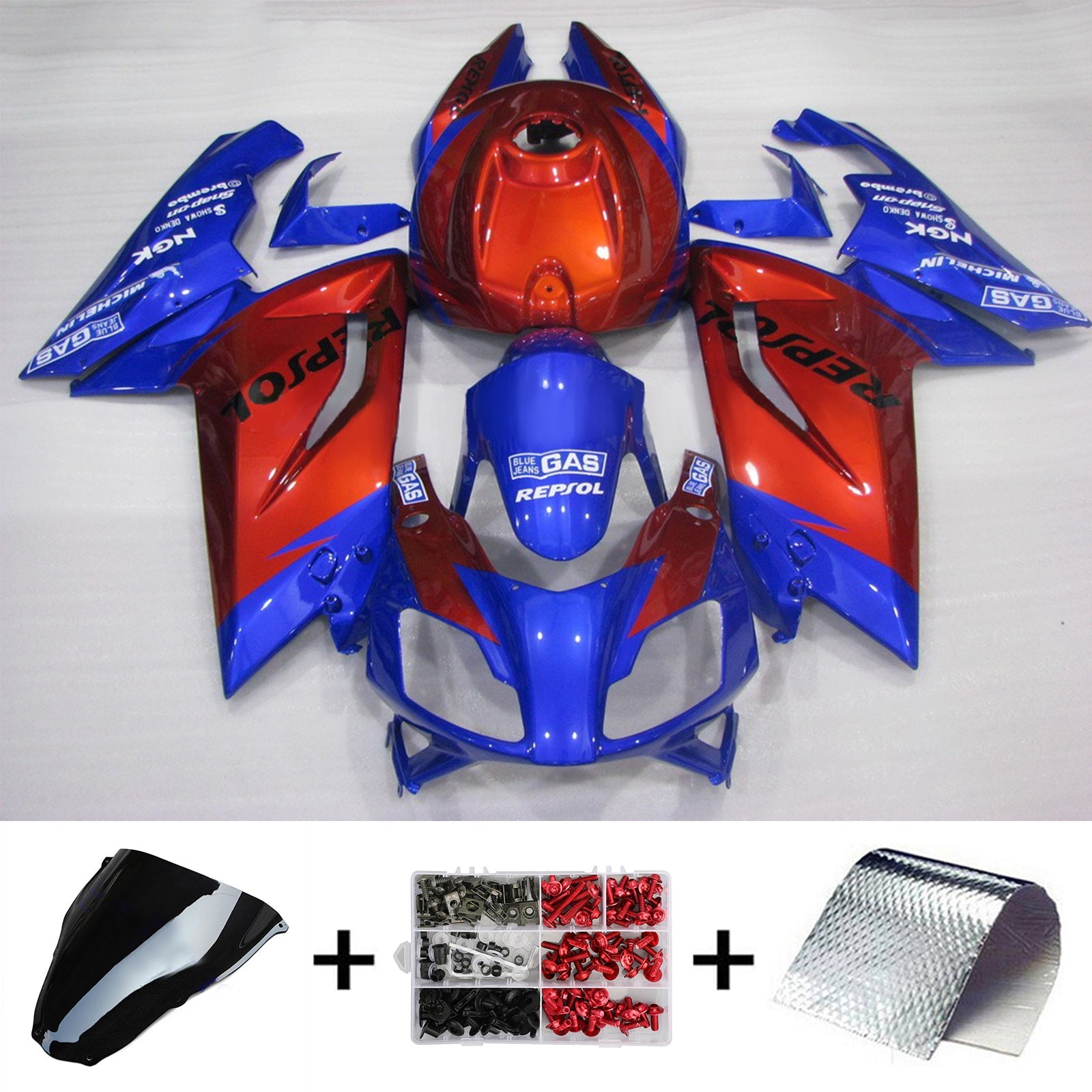 2006-2011 Aprilia Rs125 Amotopart Injection Fairing Kit Bodywork Plastic ABS #103