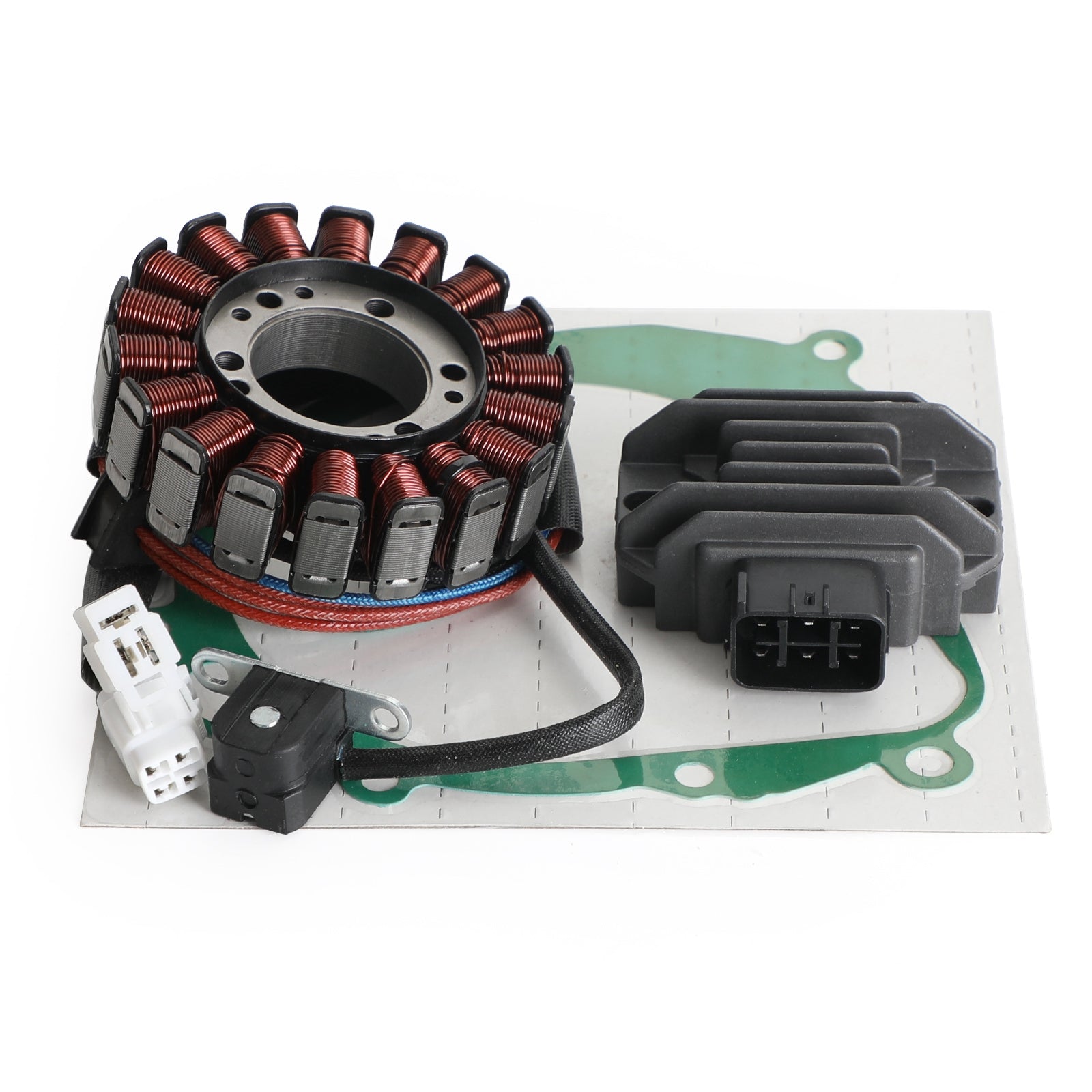 03-08 Suzuki LTZ400 Quadsport Z400 MAGNETO STATOR + RECTIFIER TENSION + JOIND FEDEX EXPRESS
