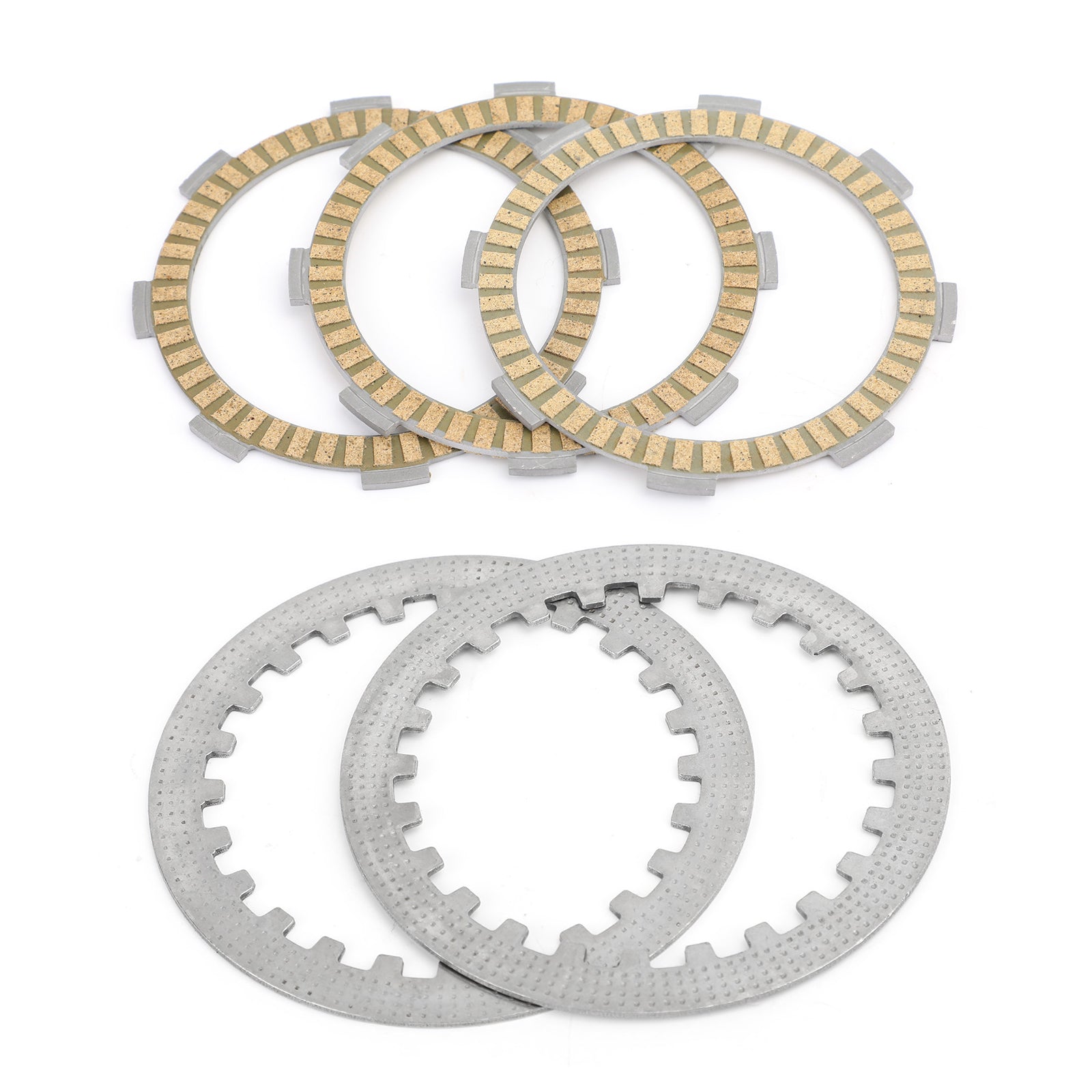 Koppelingsset staal & Wrijvingsplaten voor Honda CB MT MTX CRM MBX NSR TLM XZ 50 cc Generiek