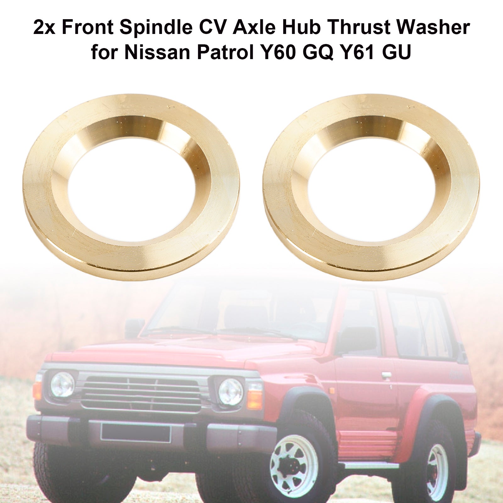 2x Fondage de broche avant cv moyeu d'essieu lave-là pour Nissan Patrol Y60 GQ Y61 GU