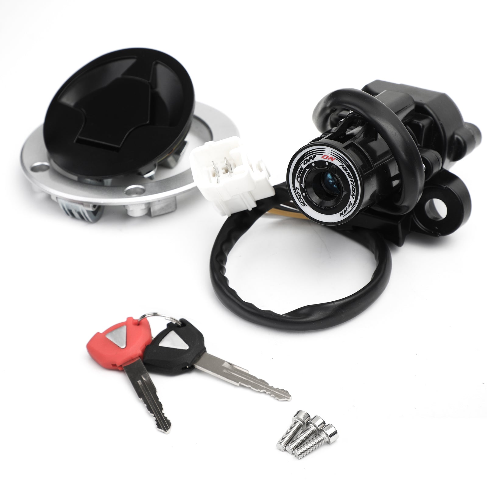 Sada zámku spínača zapaľovania pre spínač pre Kawasaki ZX1400 EX 400/650 Ninja ER6N 12-2017 Generic