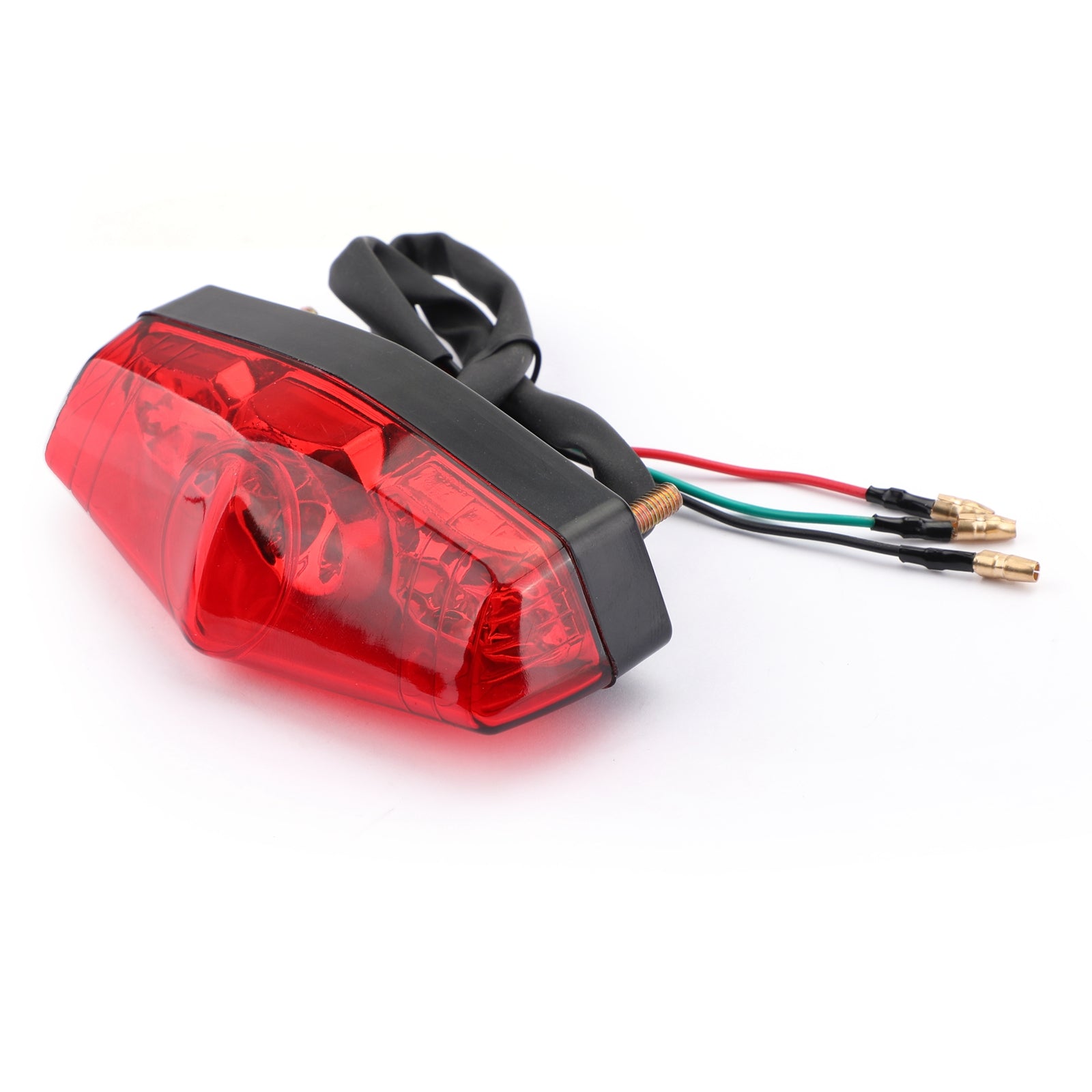 ABS moto LED rouge 12V arrêt de frein en cours d'exécution feu arrière lampe universelle