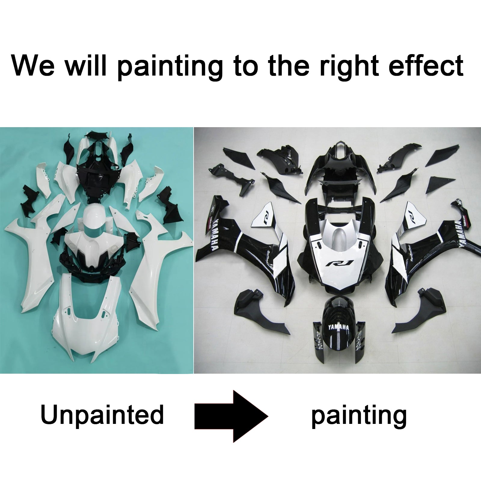 2020-2025 Yamaha YZF R1 Injection Fairing Kit Bodywork Plastic ABS #101