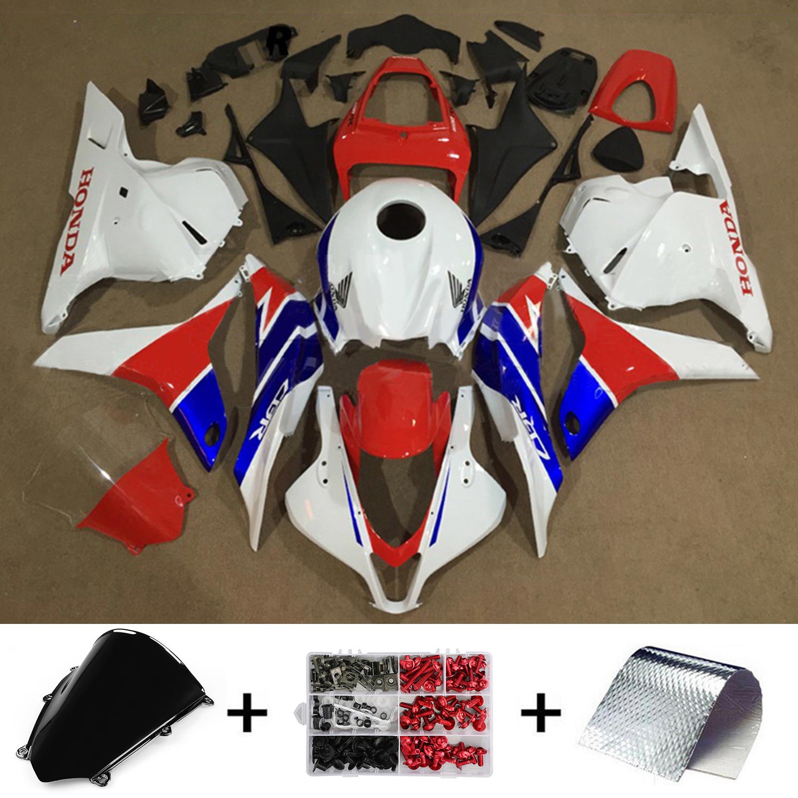 2009-2012 Honda CBR600RR F5 FAIRING KIT BODEWORD PLASTA ABS
