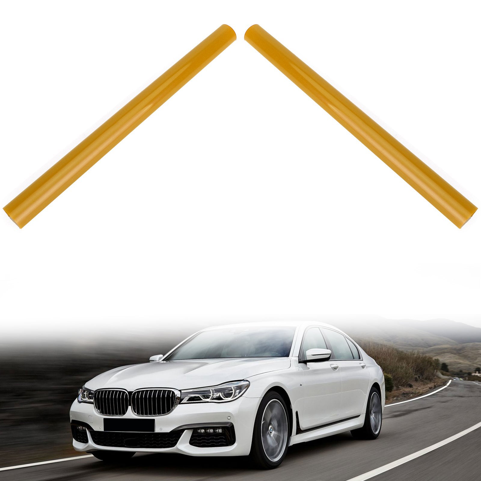 #B farebná podpora grill bar V Brace zábal pre BMW G01 G02 G05 G06 G07 G30 G38 Blue Generic