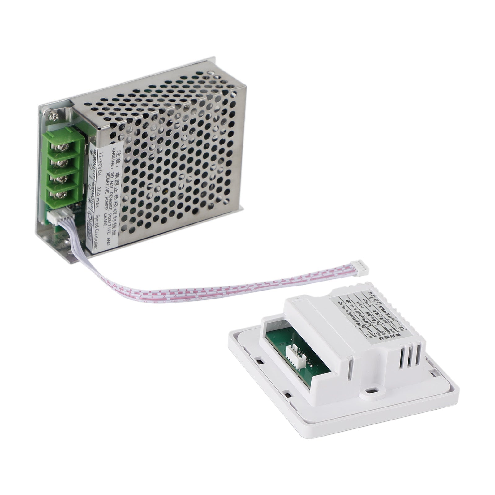 12V 24V 48V 30A PWM MOTOR SPEED Controller Dimmer Soft Start /Stop DC 12-80V