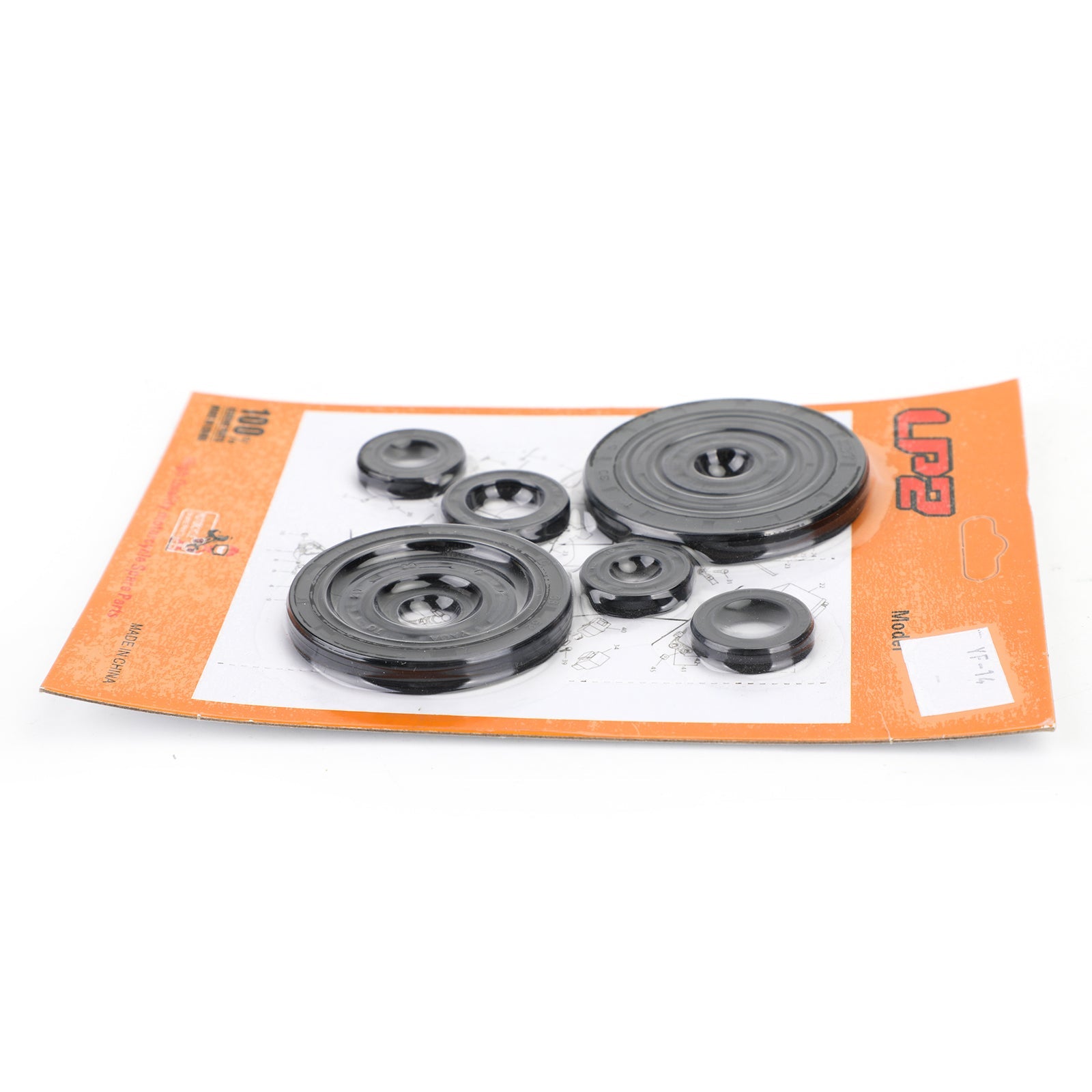 10st-motoroljetätningssats för Honda CRF250R 2004-2009 CRF250X 2004-2017 Generisk