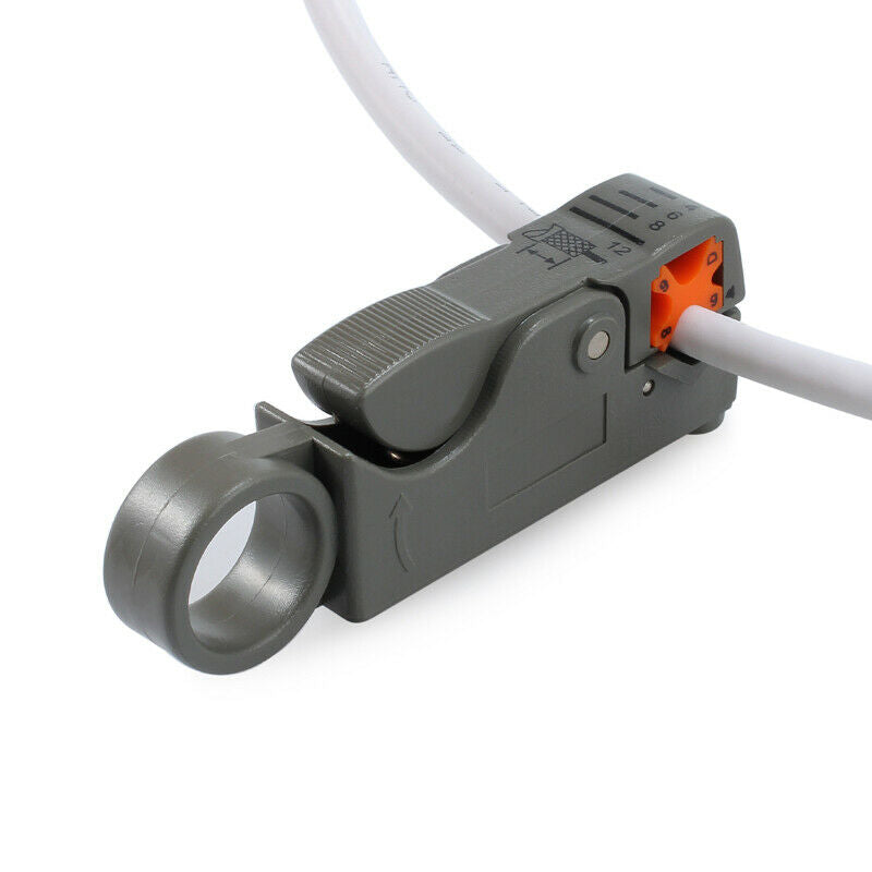 Kompresný striptér Nástroj Coaxiálny Crimper F-Type + 20ks RG6 Crimp Connectors