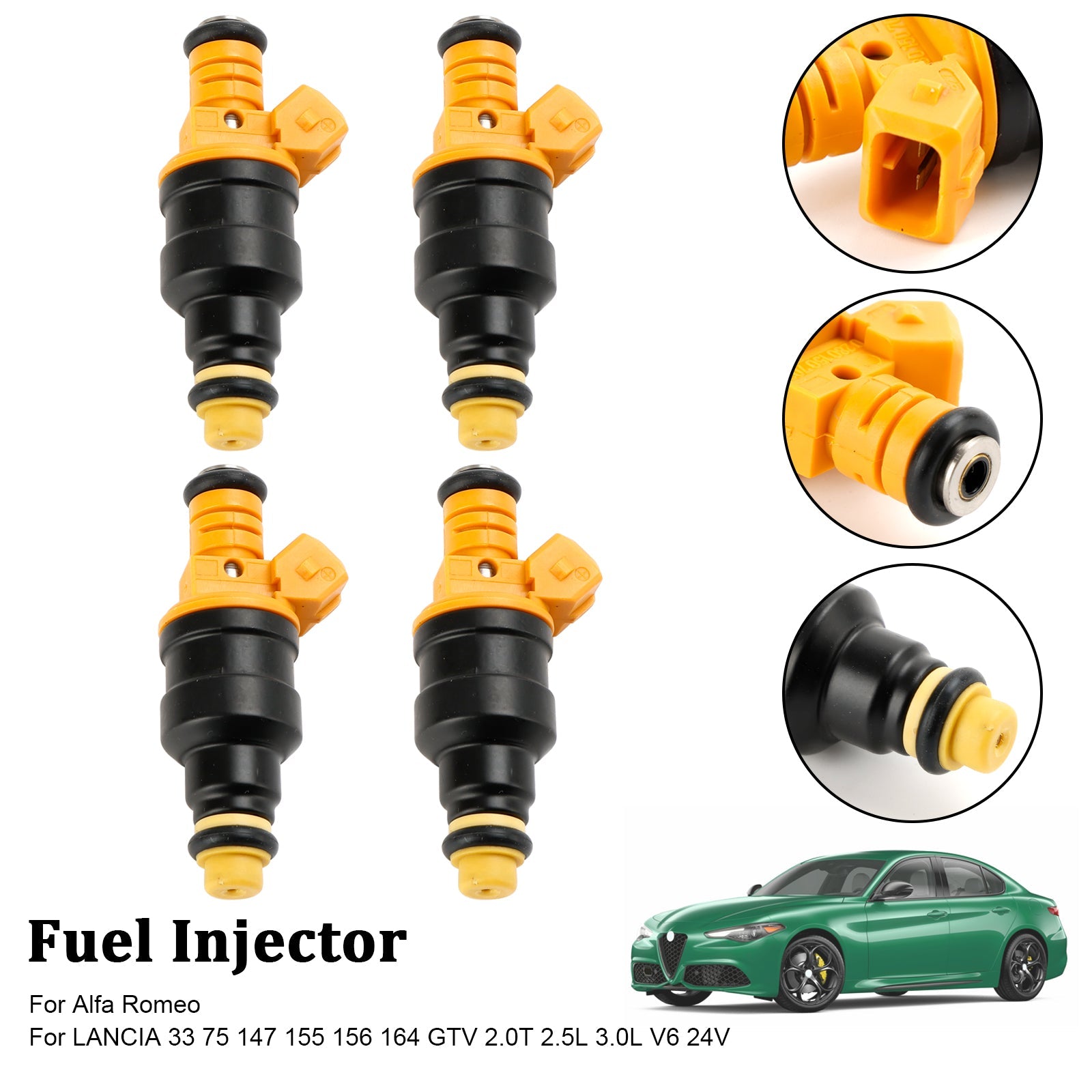 4pcs Injector paliva 0280150702 Fit Alfa Romeo Fit Lancia 147 155 156 164 2,0T