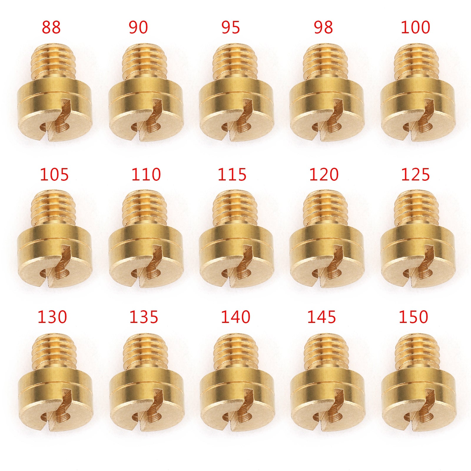 Mikuni Carburador VM22 VM24 VM26 Bike de terra de sujeira 5mm carboidratos grandes jatos principais redondos genéricos