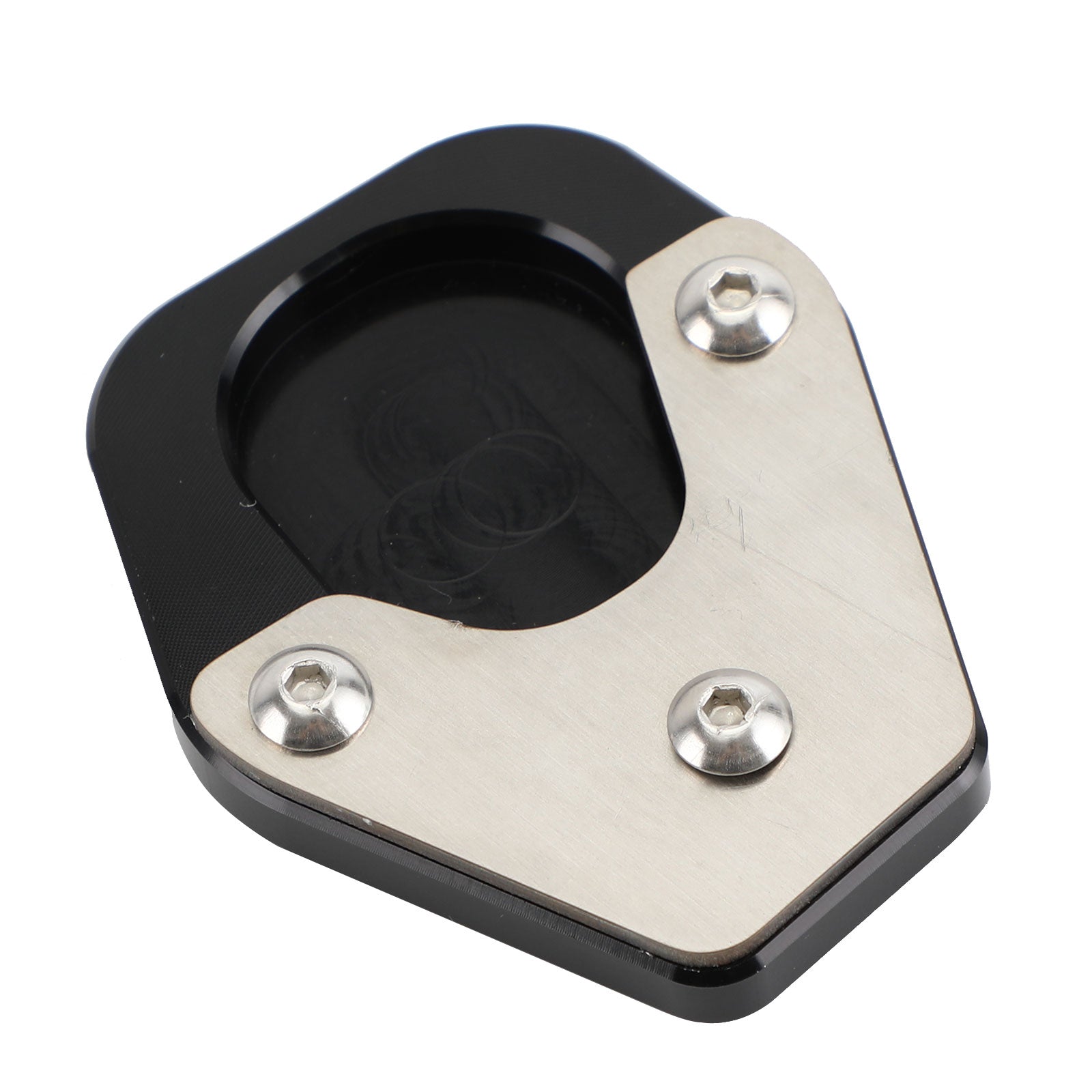 Almohadilla de placa ampliada para soporte de motocicleta, compatible con MOTO GUZZI V85TT 2018-2019 genérico