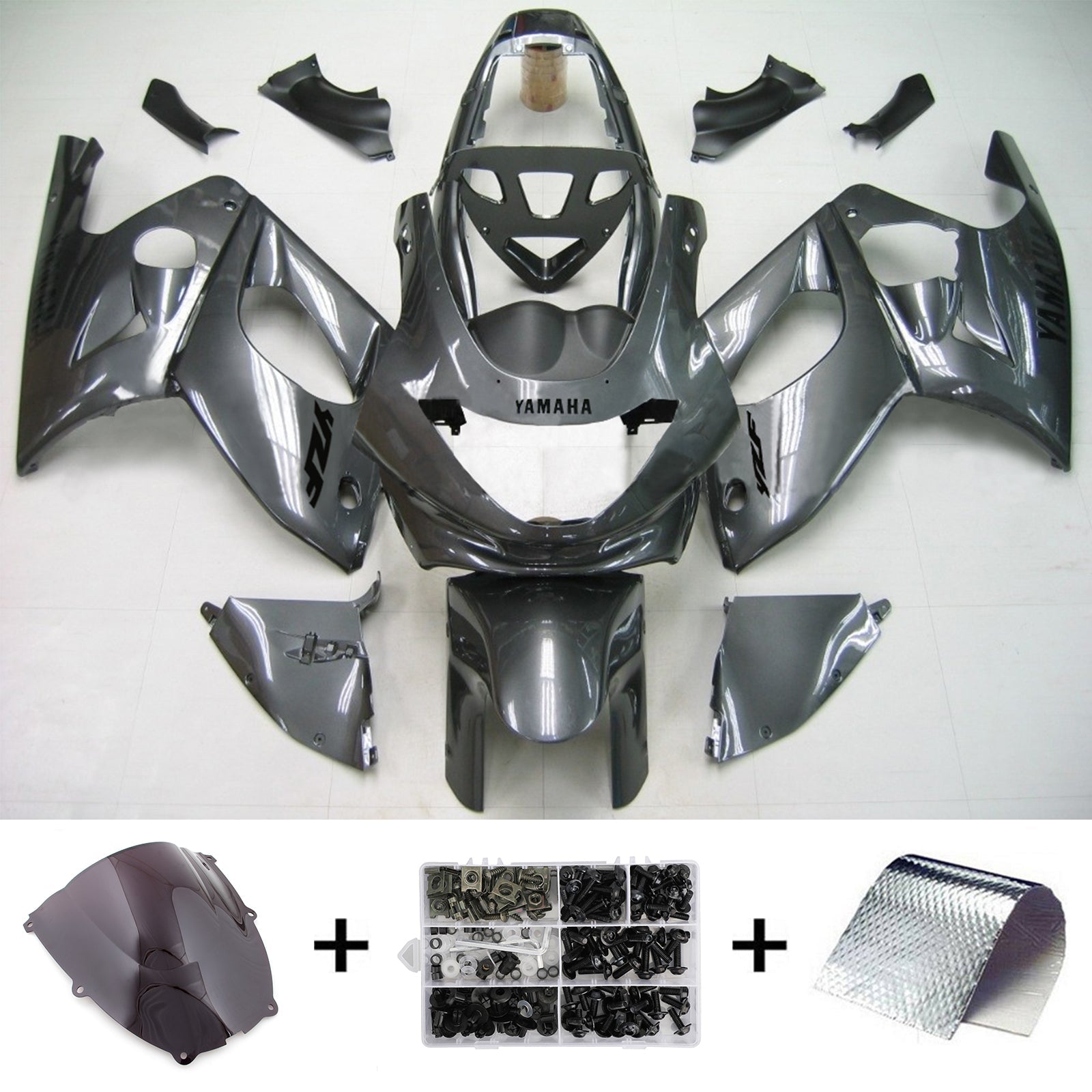 1996-2007 YAMAHA YZF 600R Thundercat Amotopart vstrekovanie kapotáže KODETWORTY PLASTNÉ ABS #102