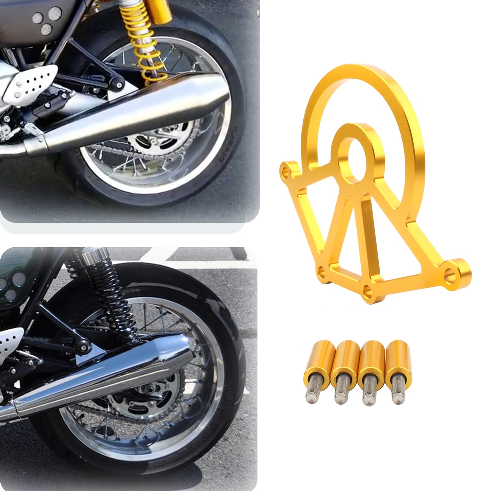 SPOCKNING Kedjeskedjeskydd för Hinkley Bonneville Thruxton Generic