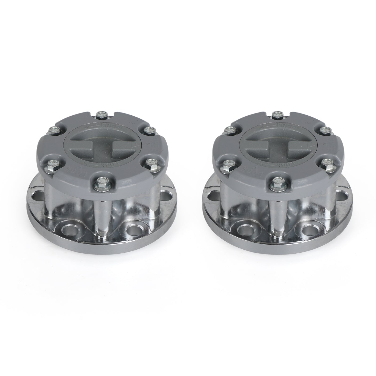 2x gratis låshjuling hubs for mitsubishi triton me mj mk ml pajero delica l200 generisk