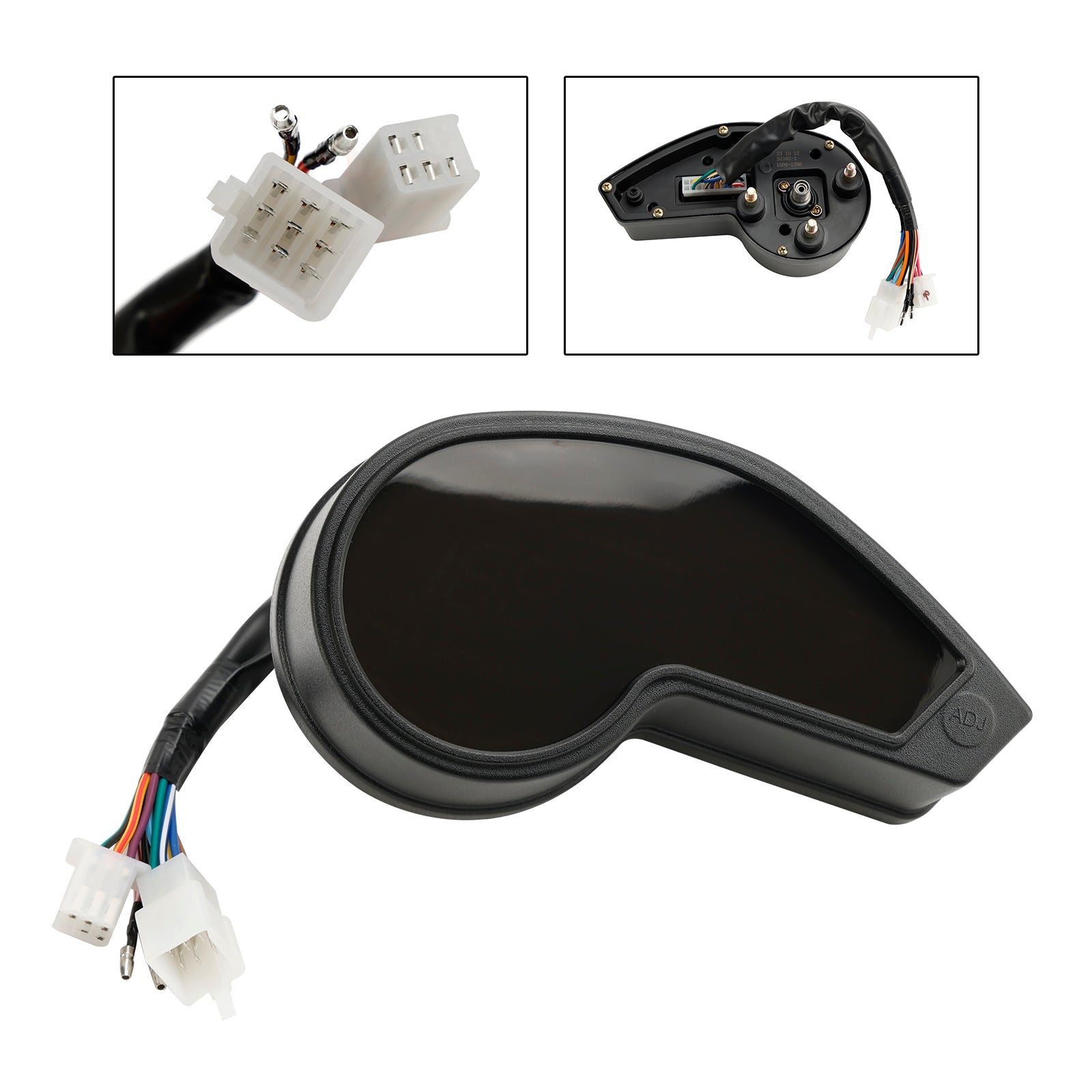 Hastighetsmätare kilometer varvare LCD -skärm för CrossMax150 DM150 DM200 XR190