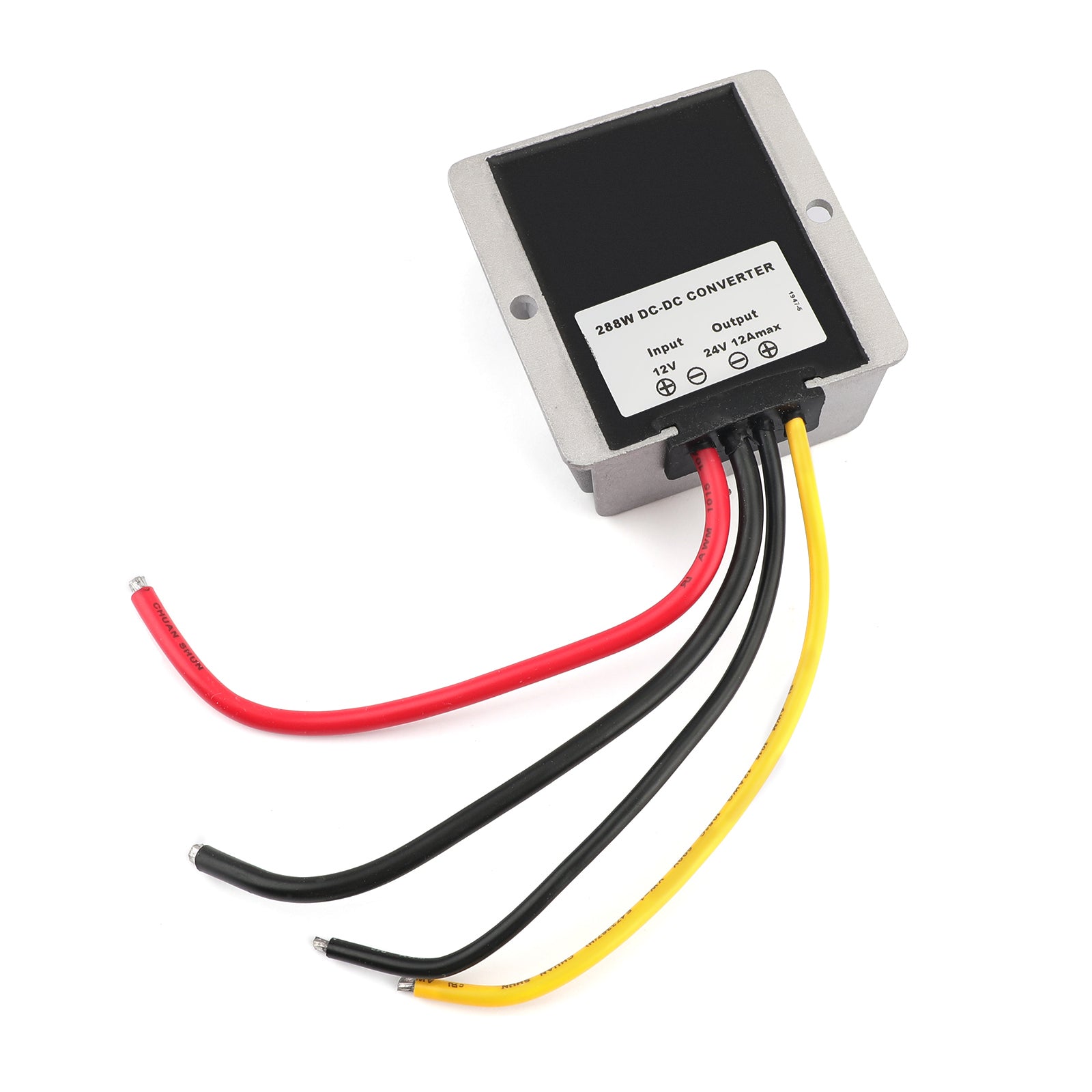 Régulateur de convertisseur cc 12V à 24V 288W, Module élévateur d'alimentation étanche