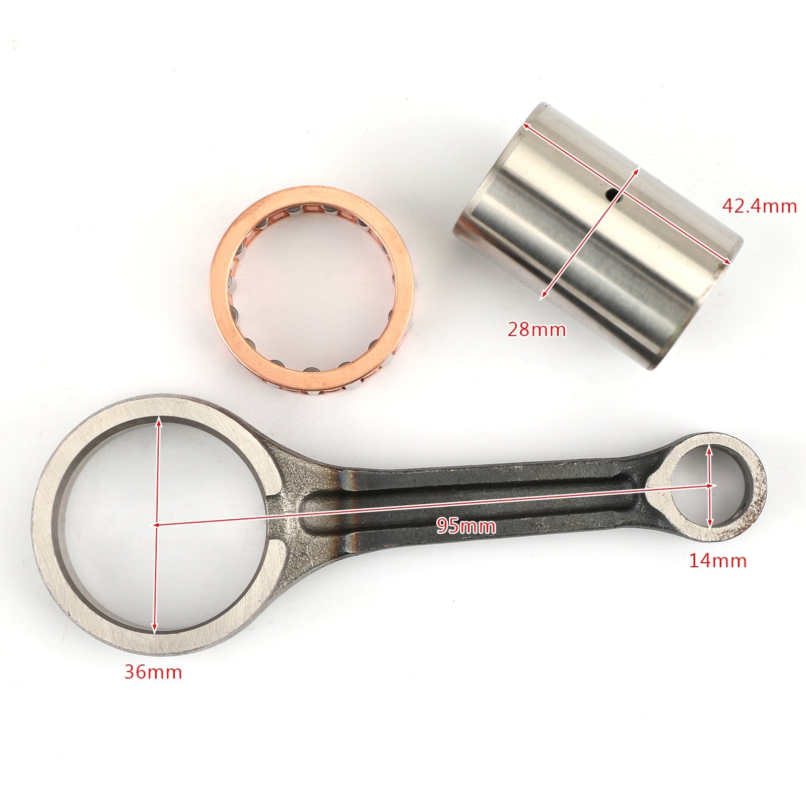 Kit de manivela das bielas de conexão para Honda SES125 Dylan Sh125 PCX150 PCX 06381-KZY-900 GENERIC