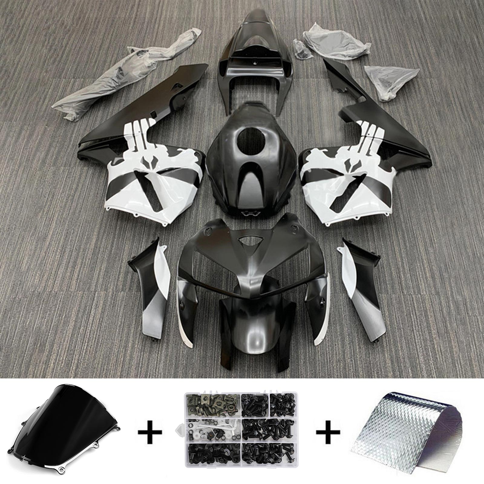 2005-2006 Honda CBR600RR F5 Kit de carénage carrosserie plastique ABS