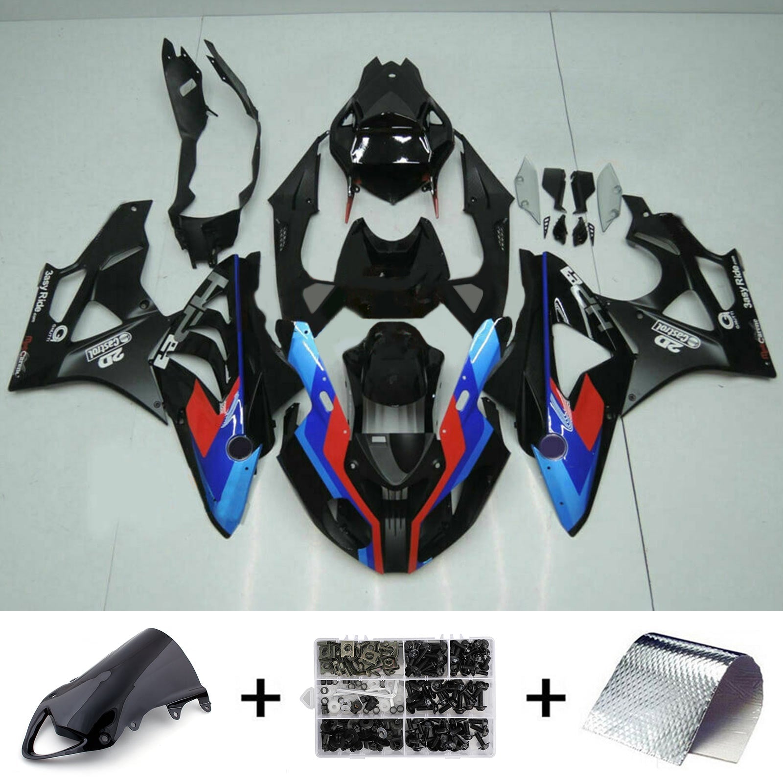 2009-2014 BMW S1000RR Multi Color Faquing Kit