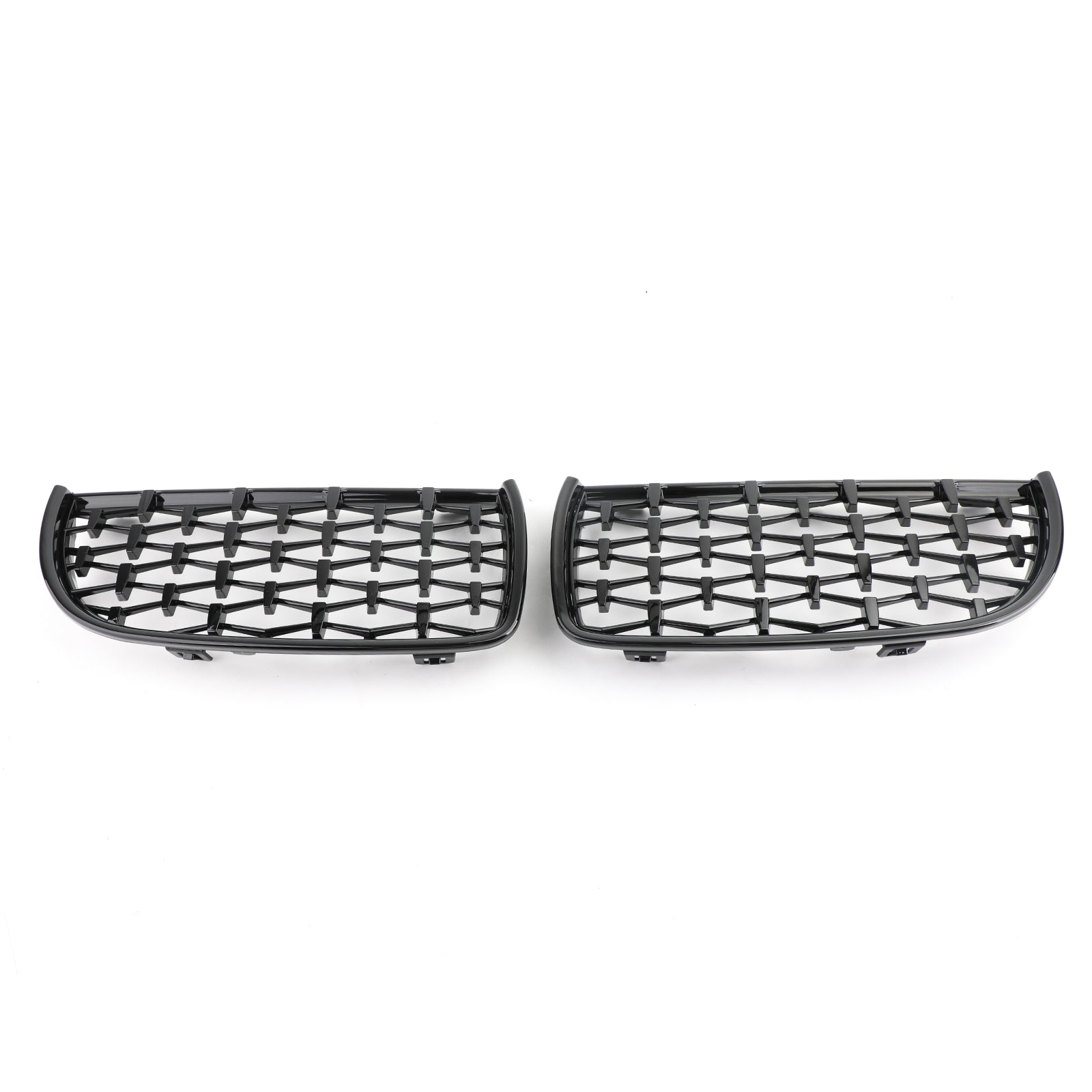 Meteor Black Kidney Grill Mesh Grille Fit for BMW E90 3 Series Sedan 2005-2008 51712151895 51712151896 51712151897 51712151898 Generisk