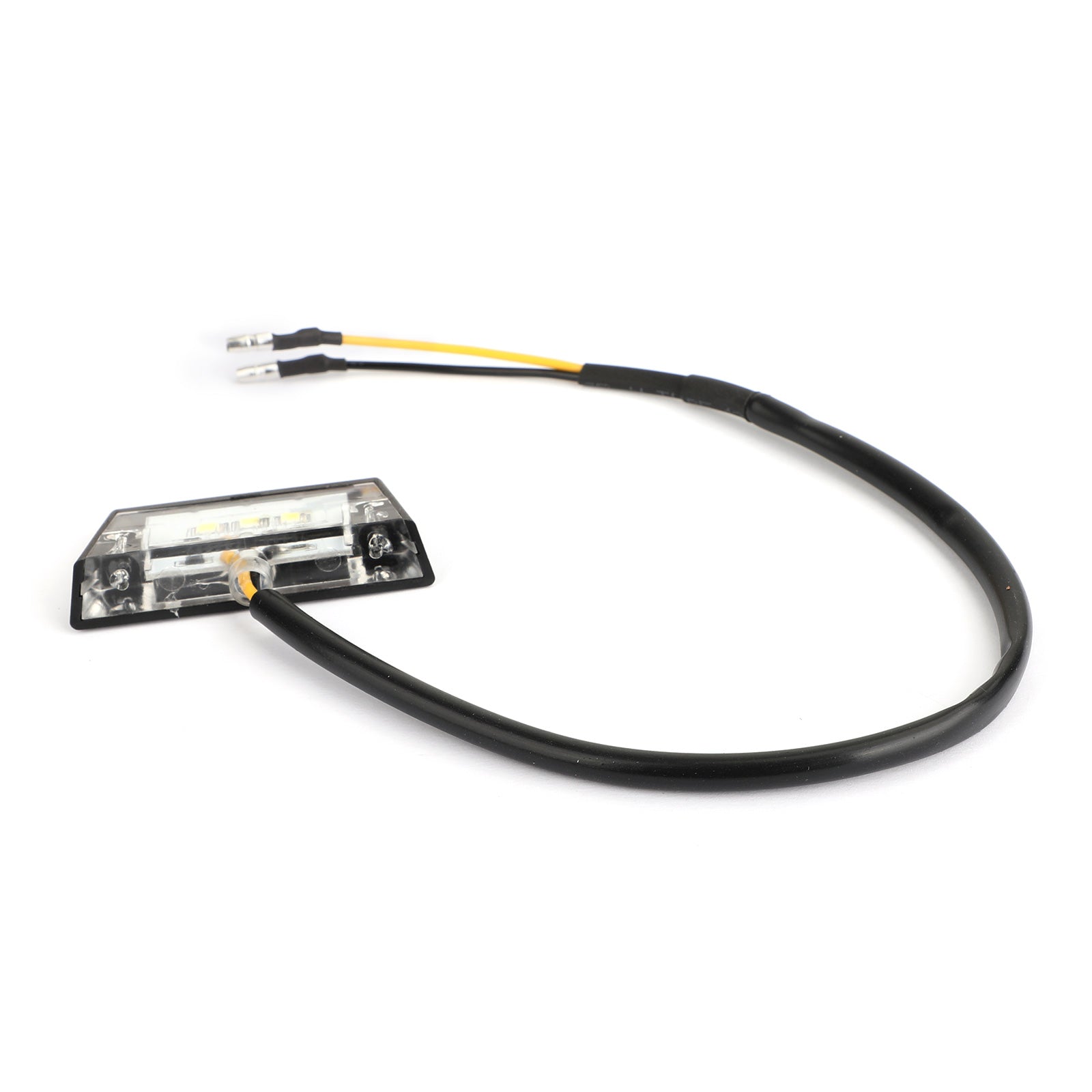 Motorsykkel 3 LED -lisensplate Bremse nummer Plate Lys Mini Bakre lyslampe Generisk