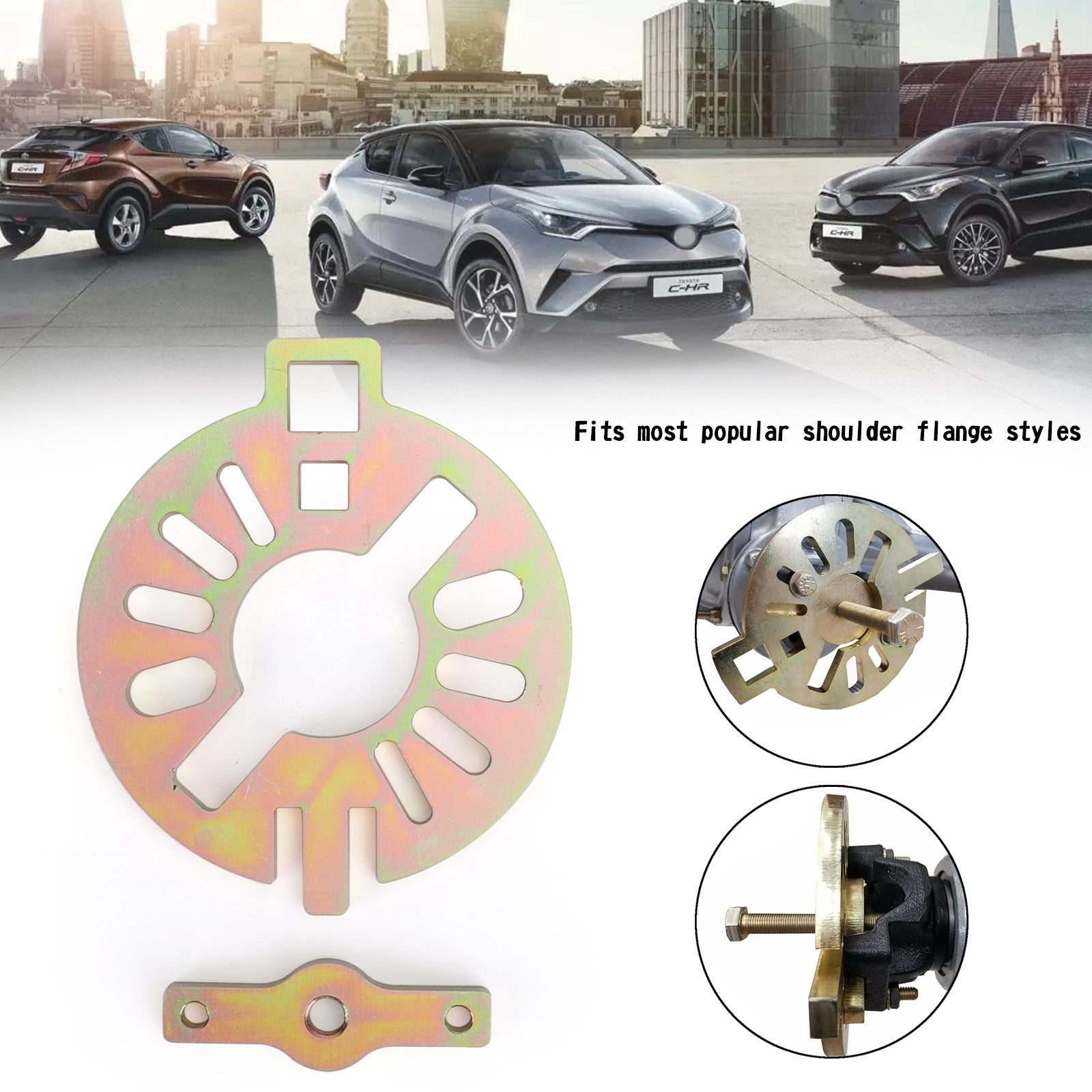 Brida de piñón Portaherramientas de sujeción Anillo de llave de yugo Tuerca del eje del extremo trasero