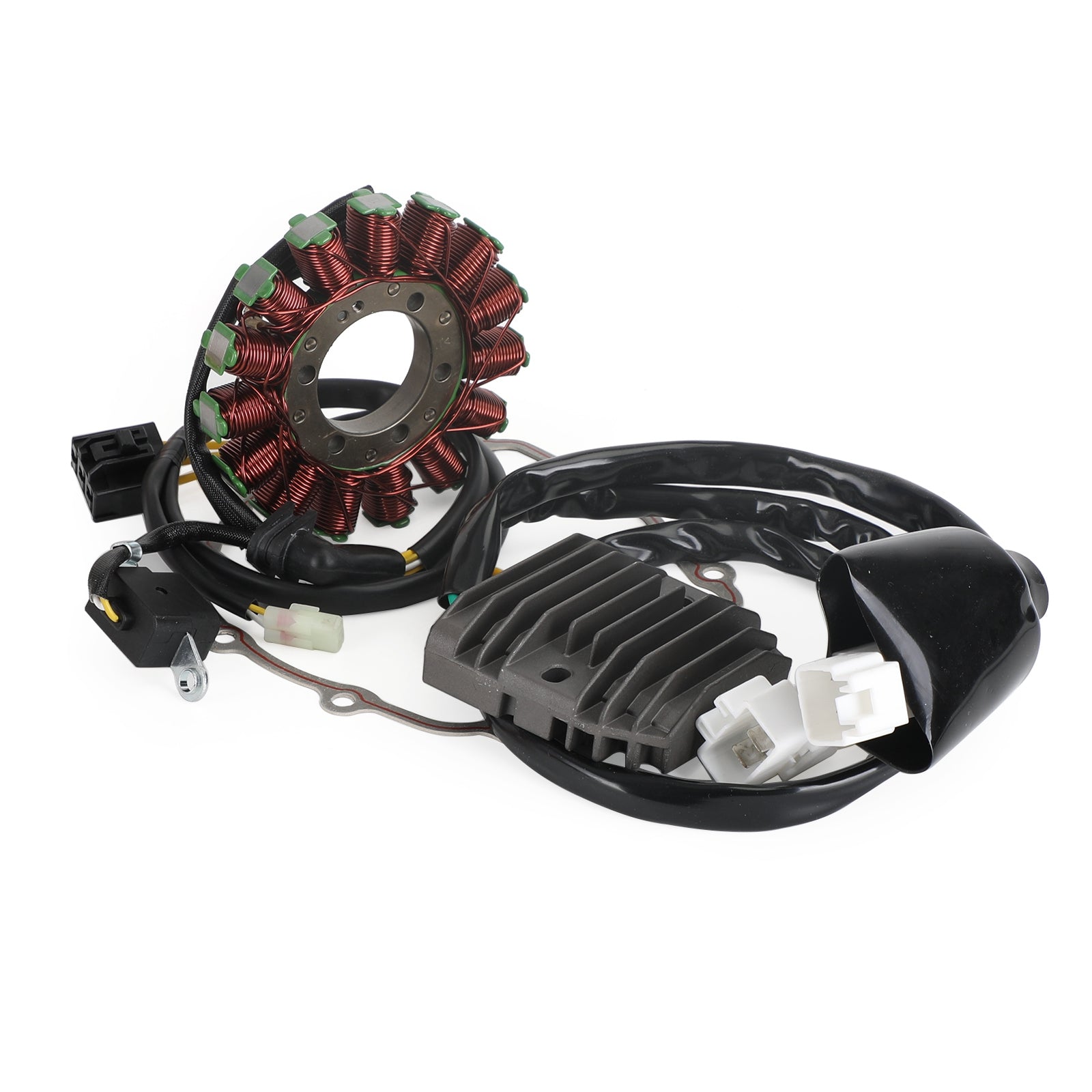 Magneto stator+spänningsregulator likriktare+packning för Honda CBR1000RR ABS 10-16 Generisk