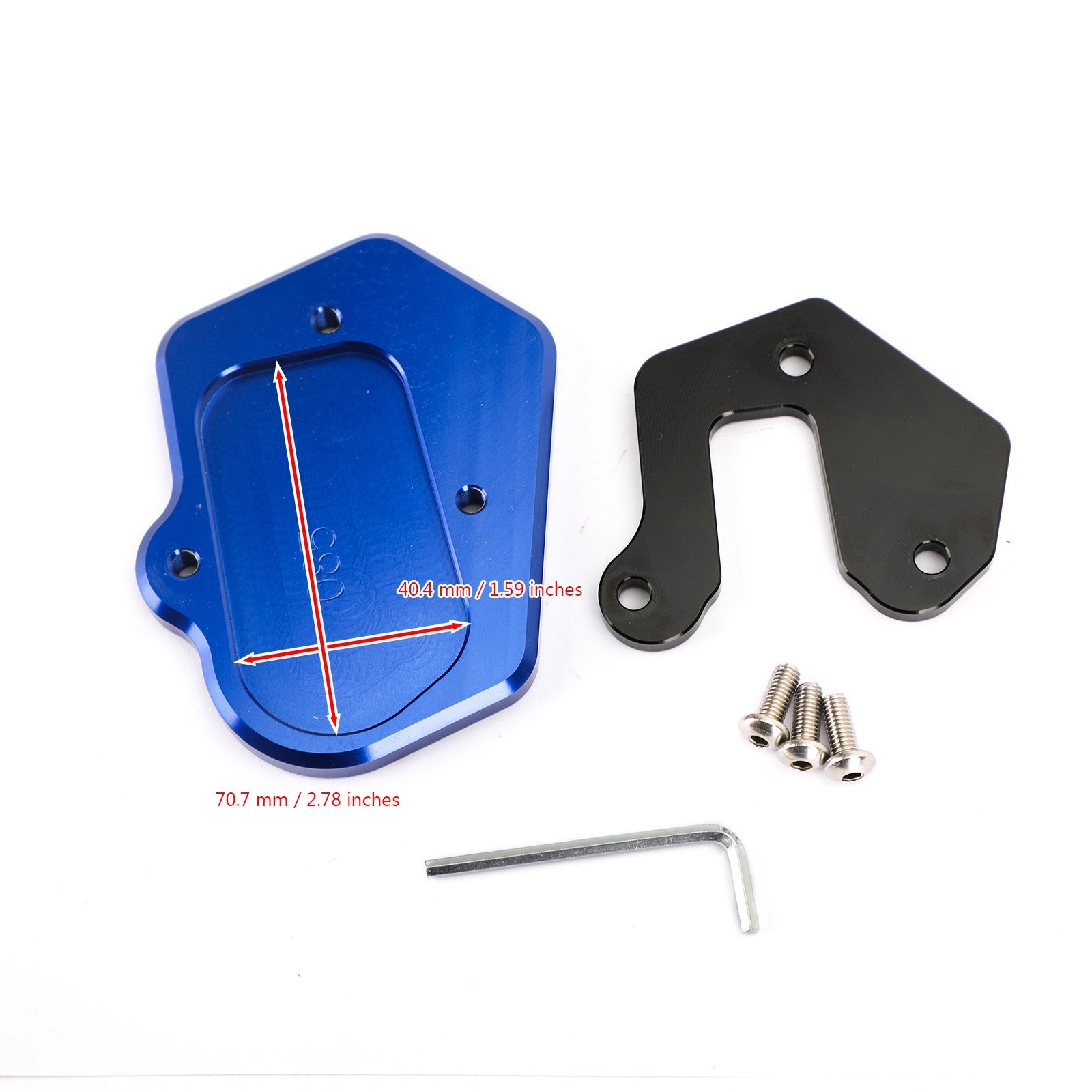 Motorsykkel kickstand forstørrer platepute passform for BMW F900R F900 R 2020 generisk