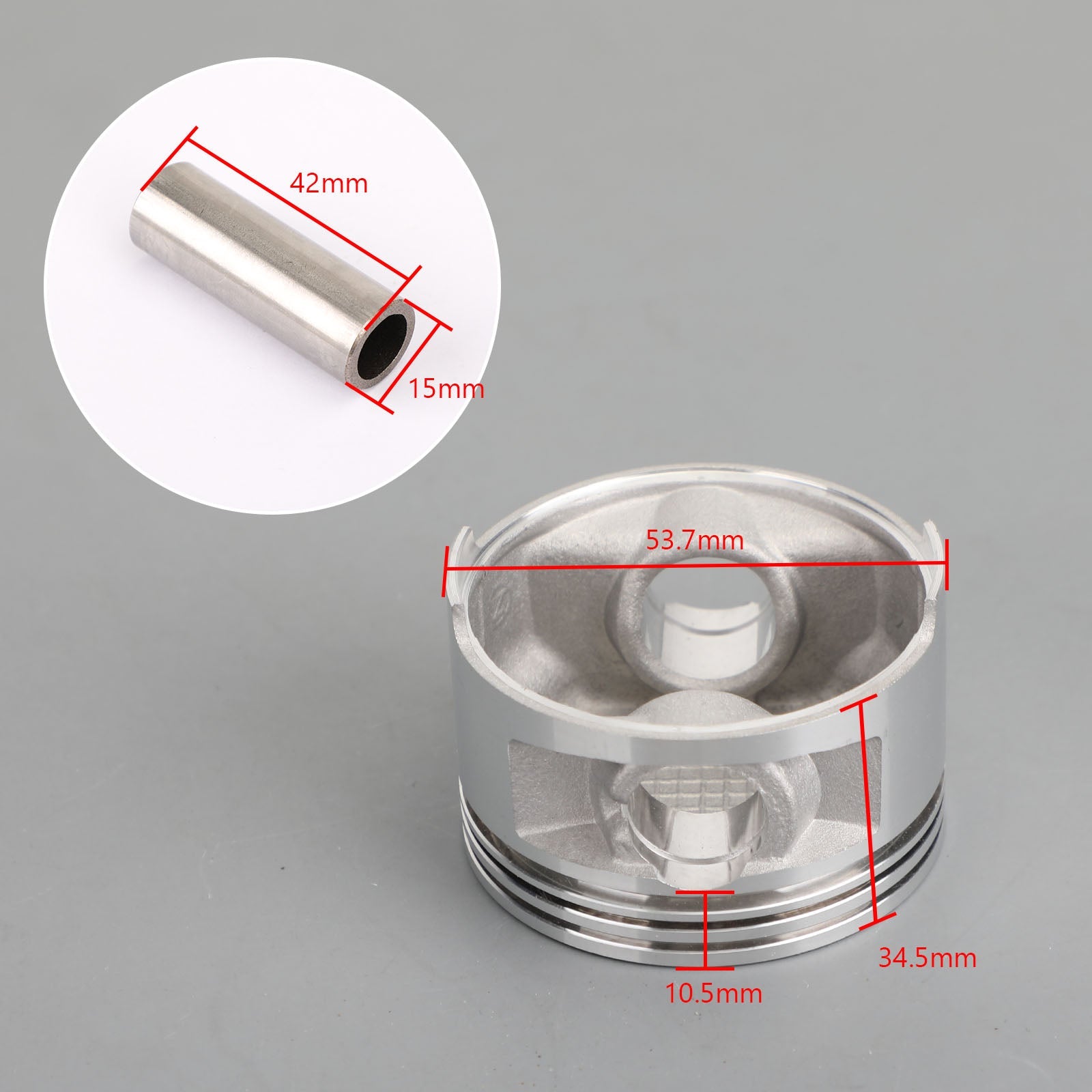 Jeu de segments d'axe de Piston STD/+0.25/+0.50, taille d'alésage adapté pour Yamaha XC 150 Cygnus 150cc 1992 1997 générique