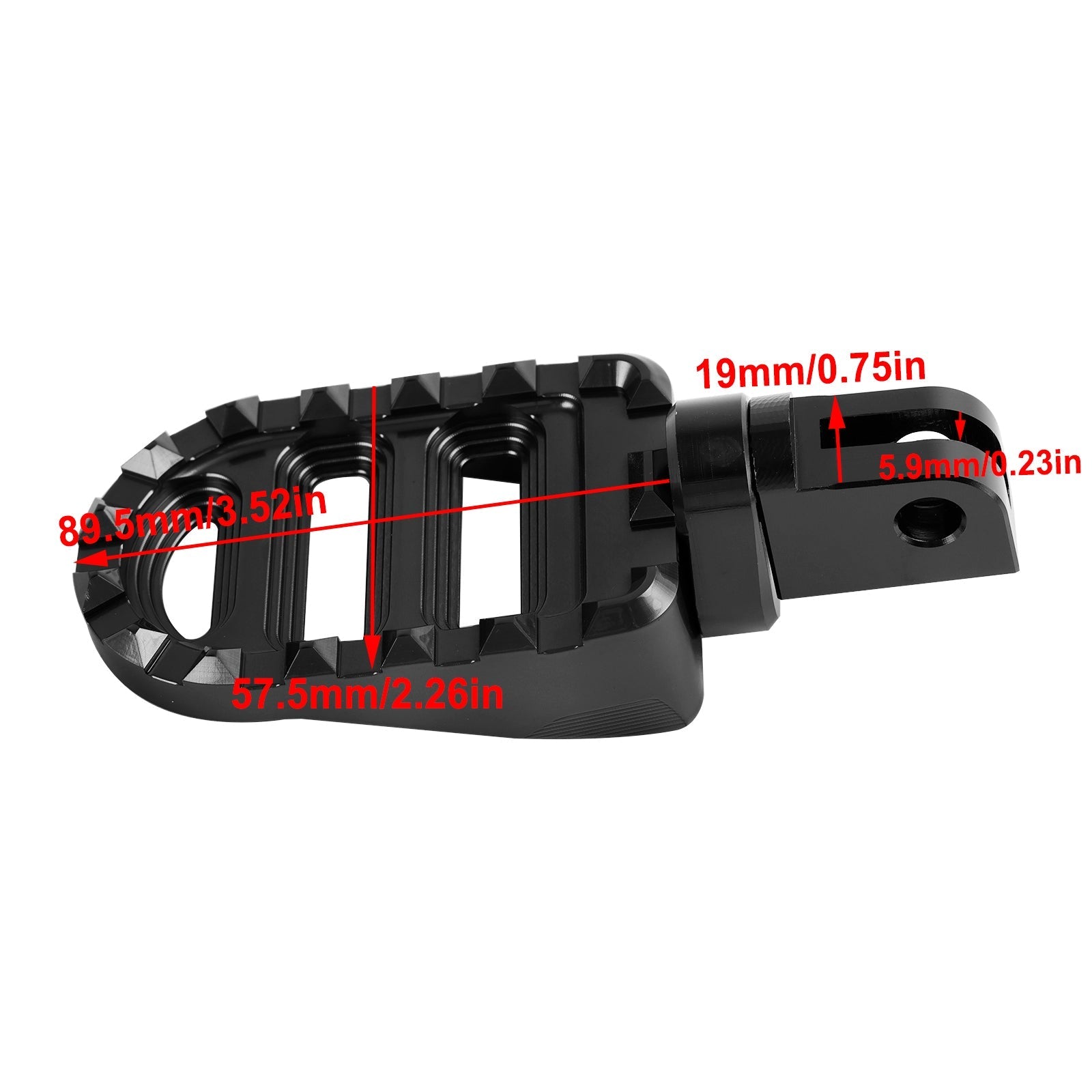 Front fotstøtter fotpinne for avskjæring 650 Continental 650 2019-2023