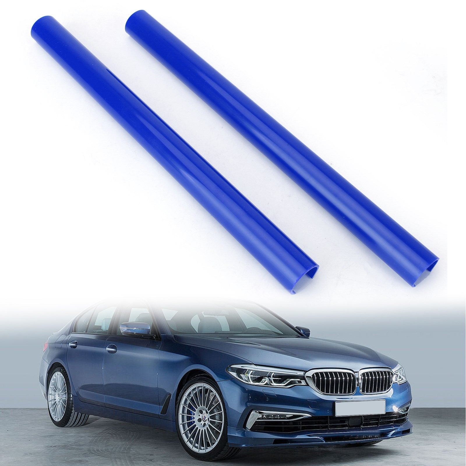 #B farebná podpora grill bar V Brace zábal pre BMW G01 G02 G05 G06 G07 G30 G38 Blue Generic