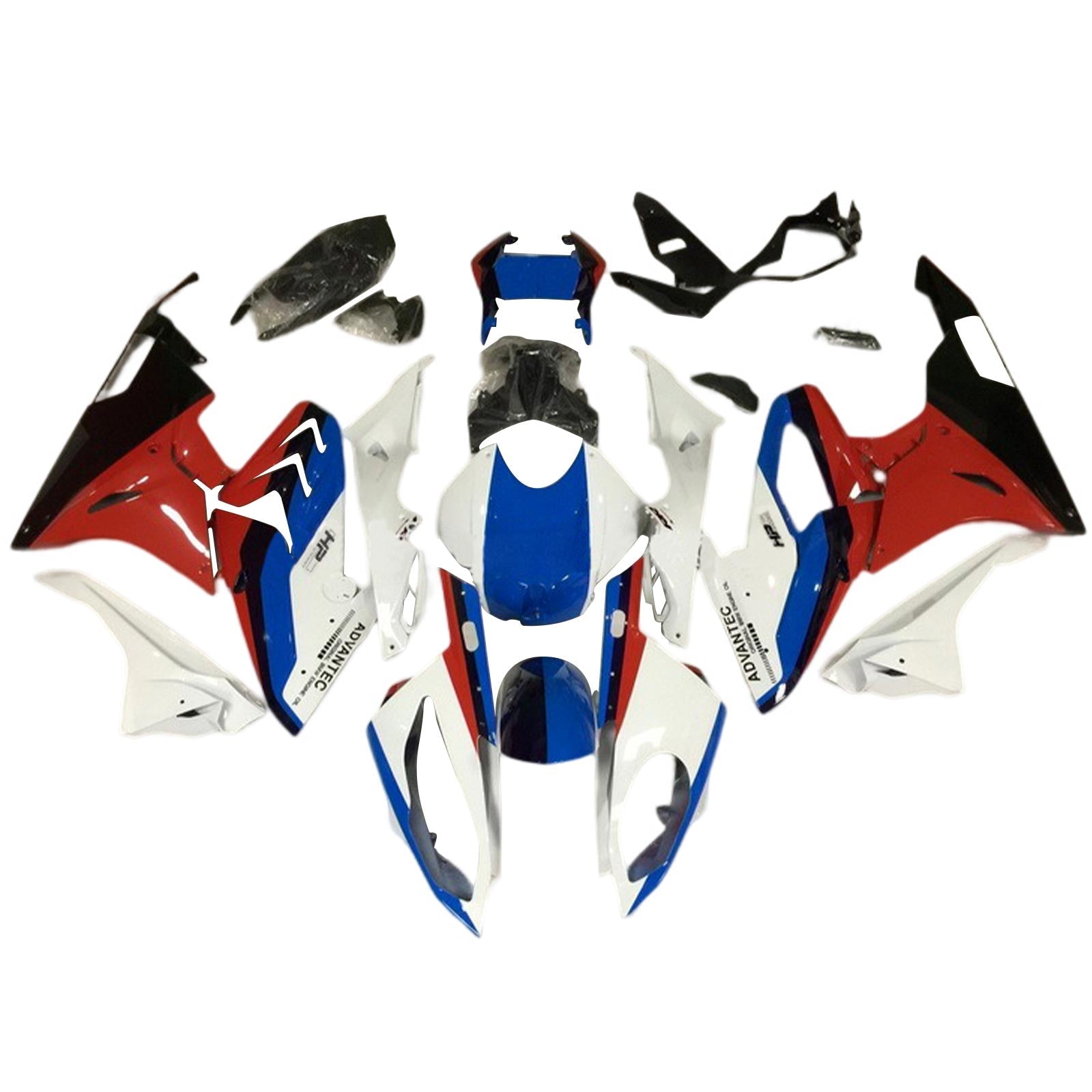 2017-2018 BMW S1000RR Kit Carénage Carrosserie Plastique ABS