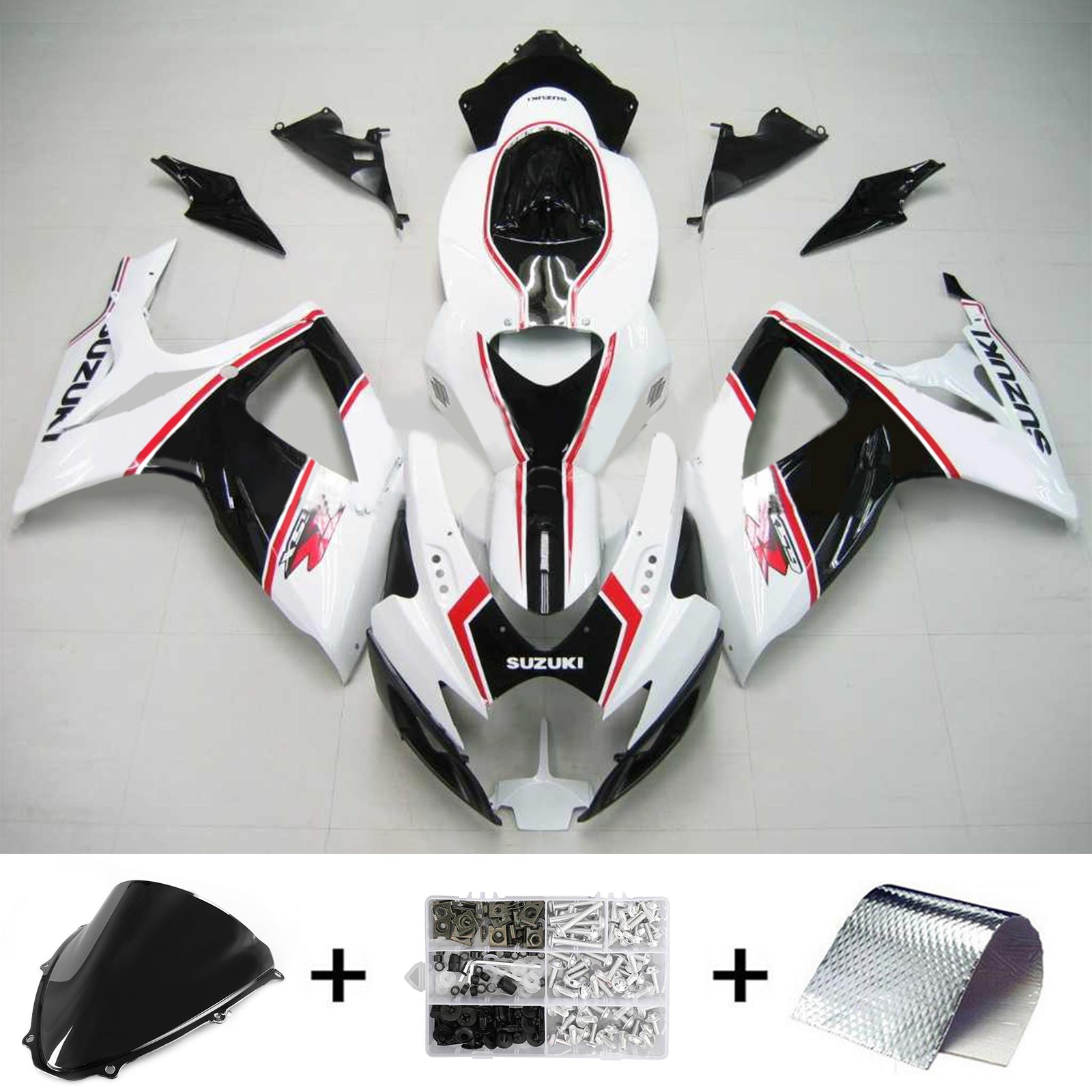 2006-2007 Suzuki GSXR 600/750 K6 Amotopart Injectiekuipset Carrosserie Kunststof ABS #172