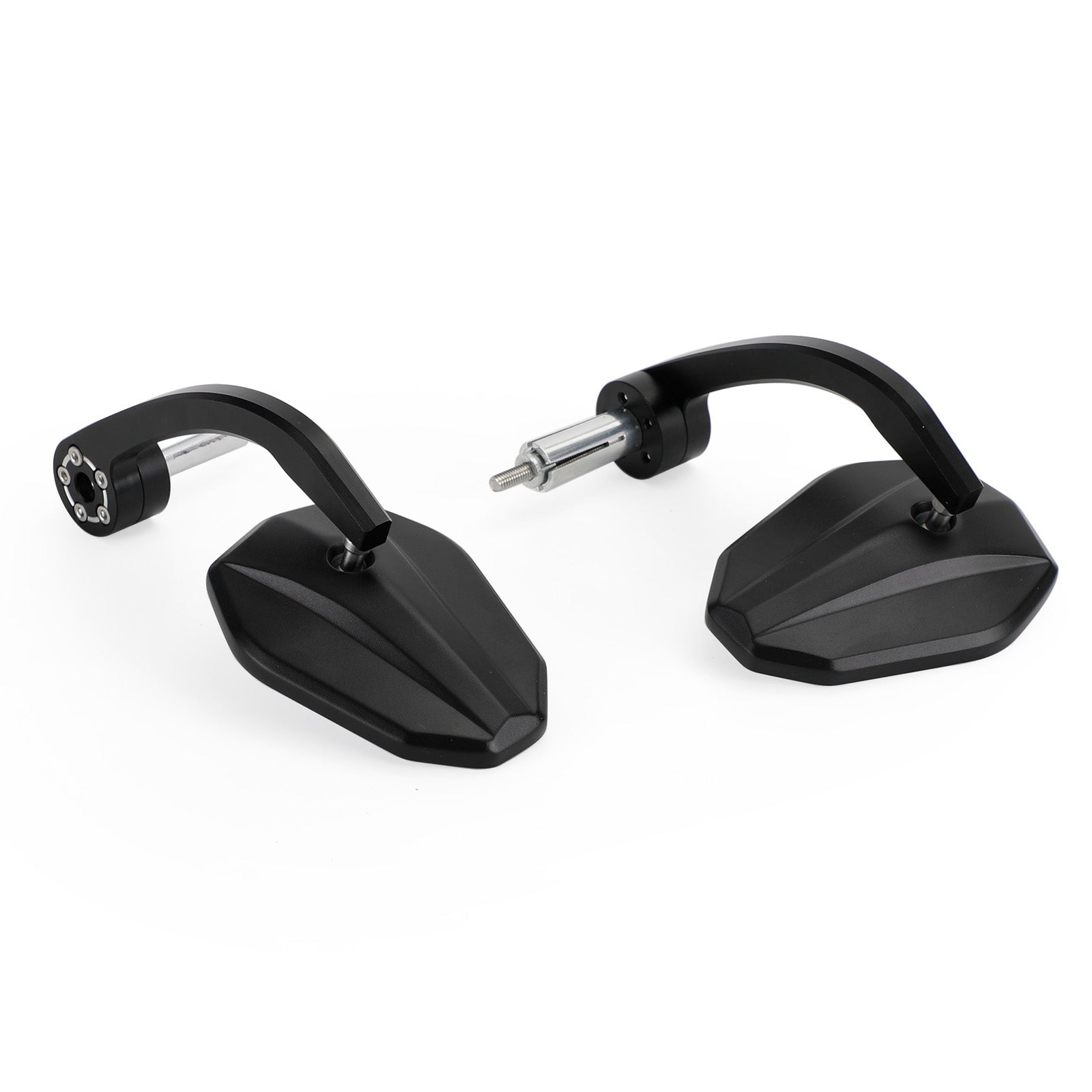 Zwart 7/8" Aangepaste CNC aluminium motorfiets 22 mm stuuruiteindespiegel Generiek