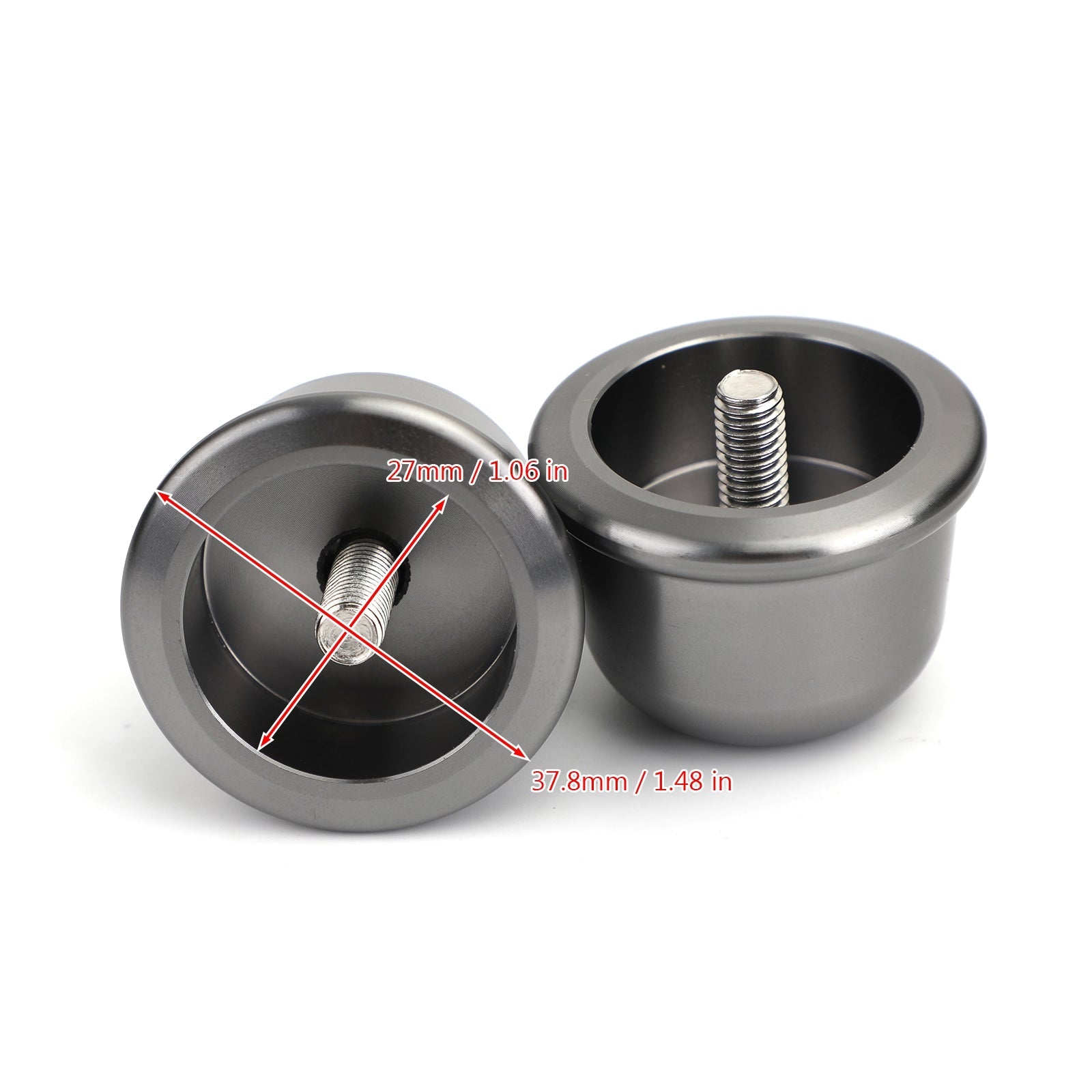 CNC Par Bar End Caps för Triumph Bonneville T100 T120 Street Twin Cup 2016-2020 Generic