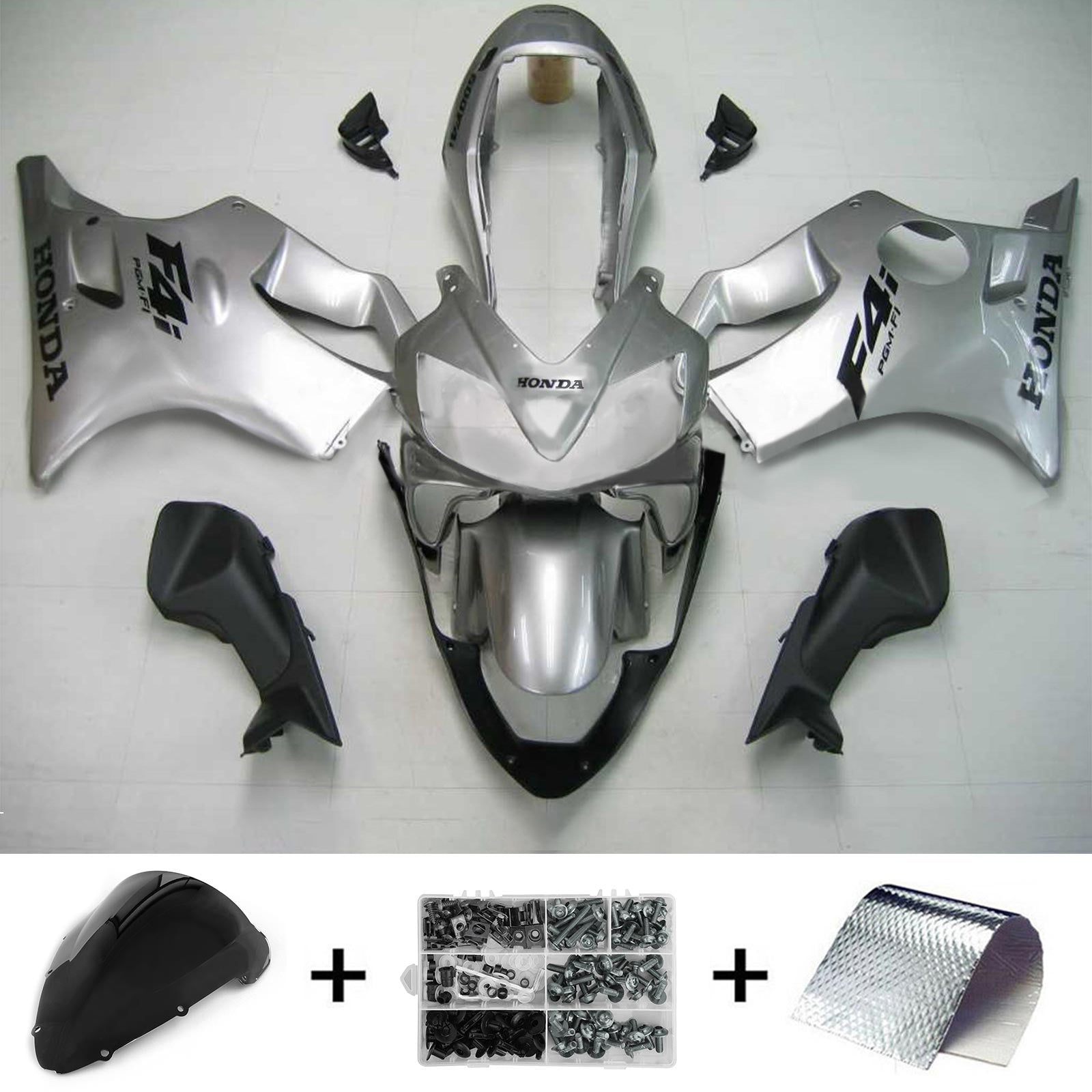 2004-2007 Honda CBR600 F4i Amotopart Injection Fairing Kit Bodywork Plastic Abs # 122